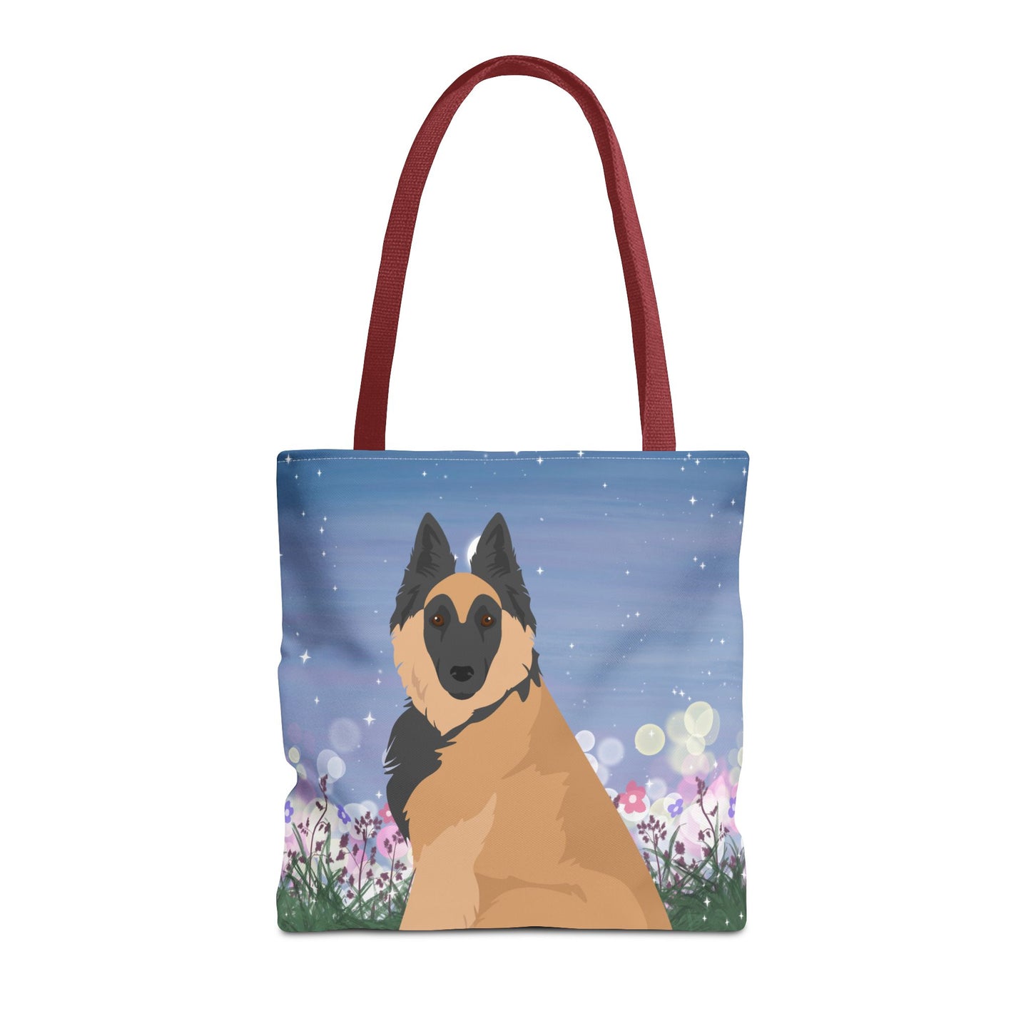 Belgian Tervuren Dog Tote Bag 16x16