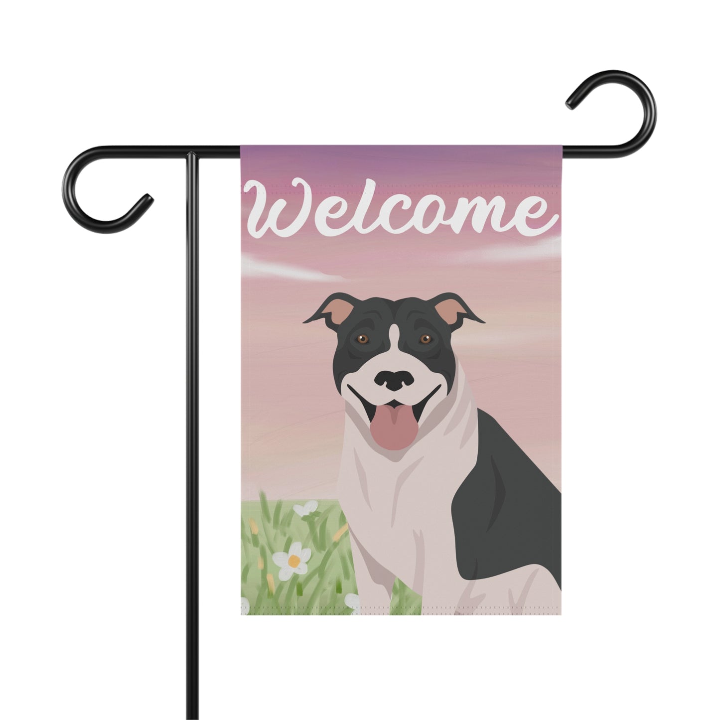 Pit Bull Dog Welcome Garden Flag