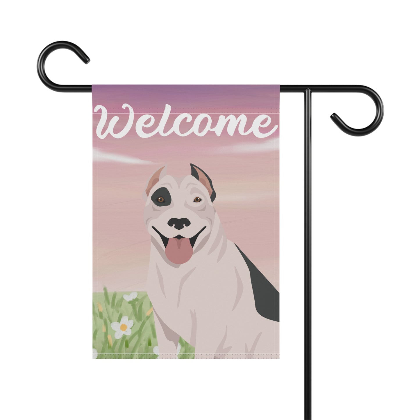 Pit Bull Dog Welcome Garden Flag