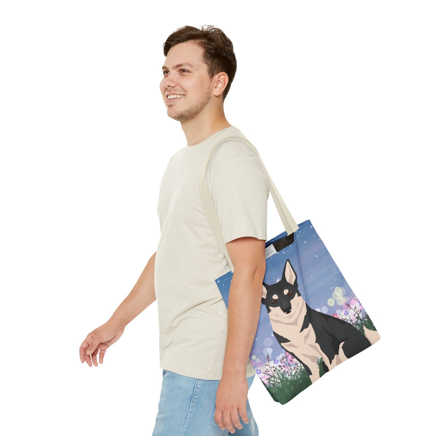 Swedish Elkhound Dog Tote Bag 16x16