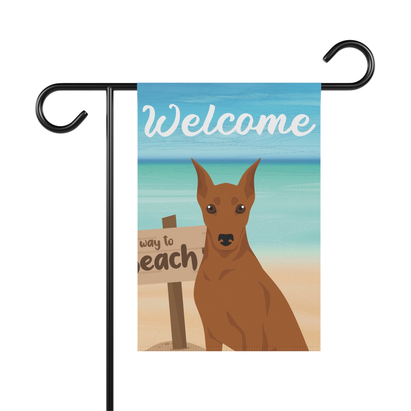 German Pinscher Dog Garden Flag