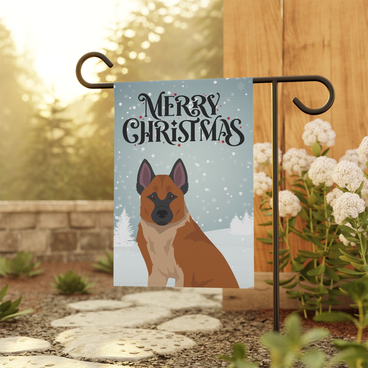 Hallefors Elkhound Dog Garden Flag