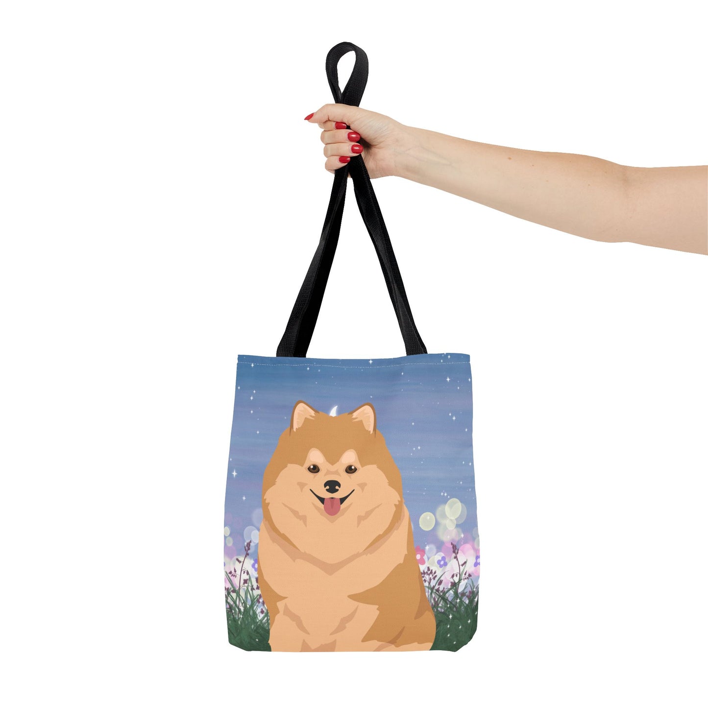 Pomeranian Dog Tote Bag 13x13