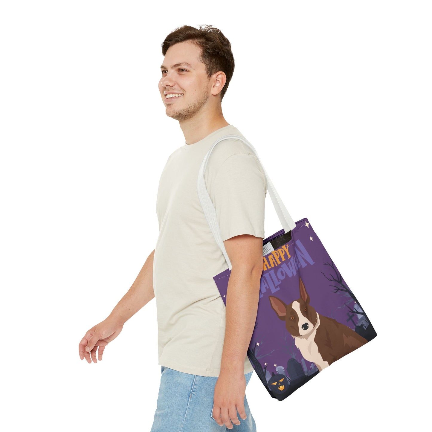 McNab Dog Dog Happy Halloween Tote Bag 16x16