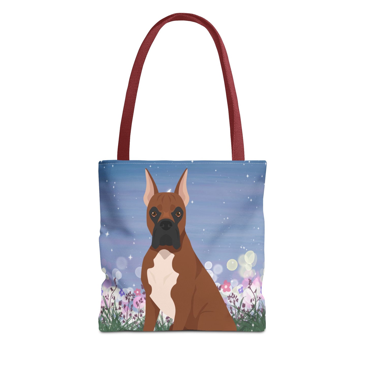 Boxer Dog Tote Bag 13x13