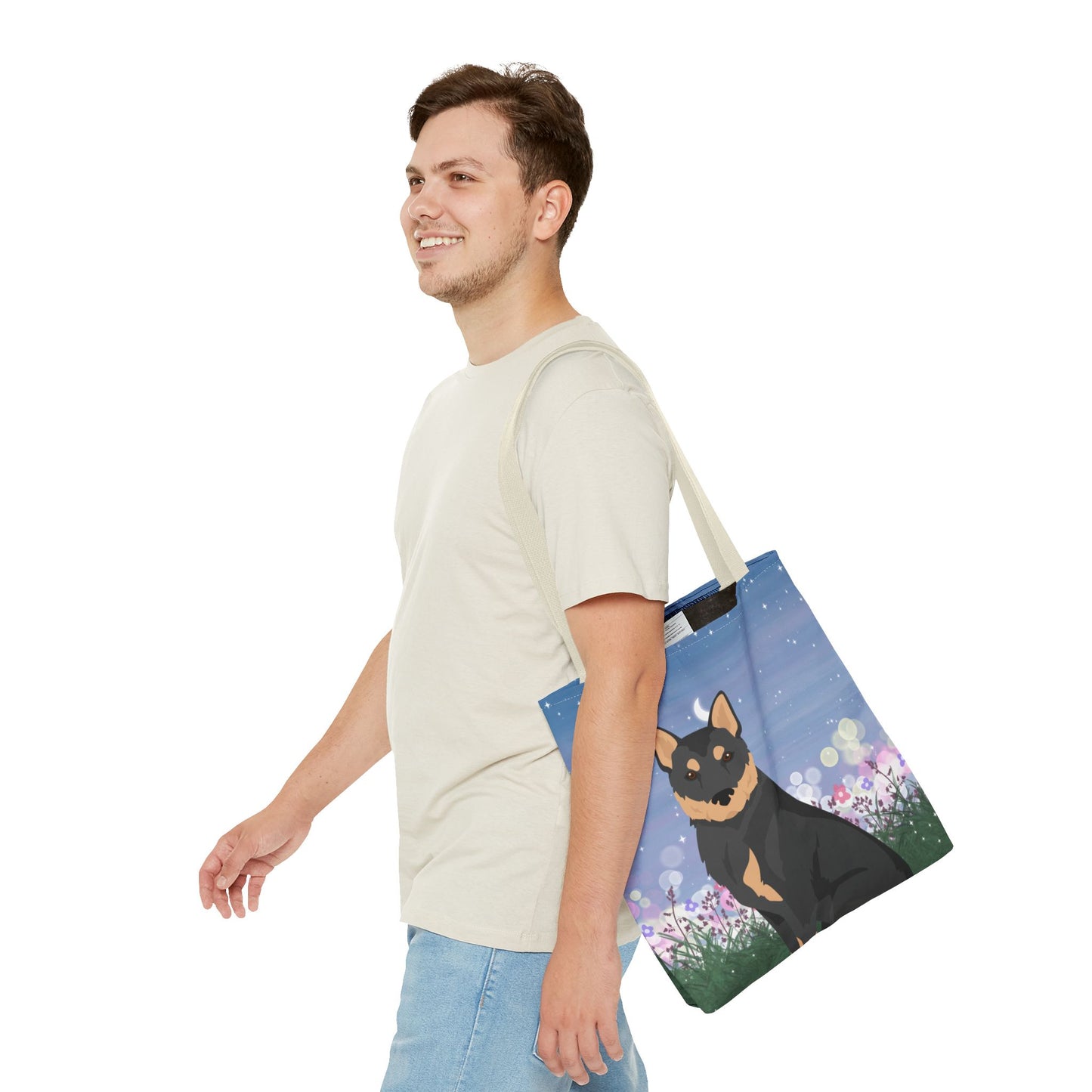 Korean Jindo Dog Tote Bag 16x16