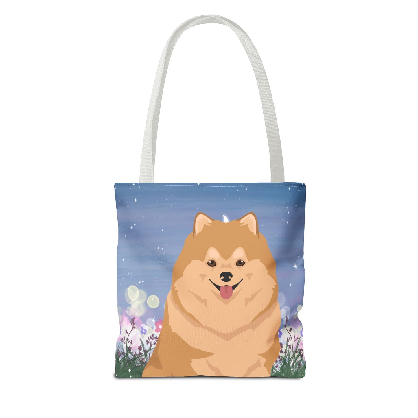 Pomeranian Dog Tote Bag 13x13