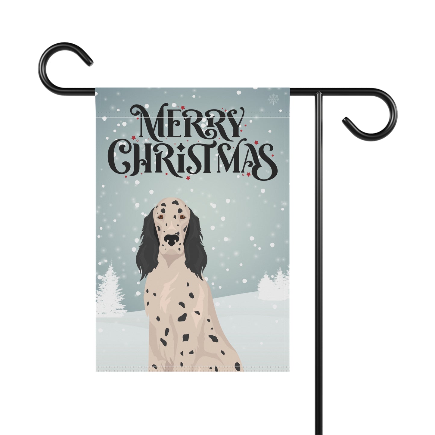 English Setter Dog Garden Flag