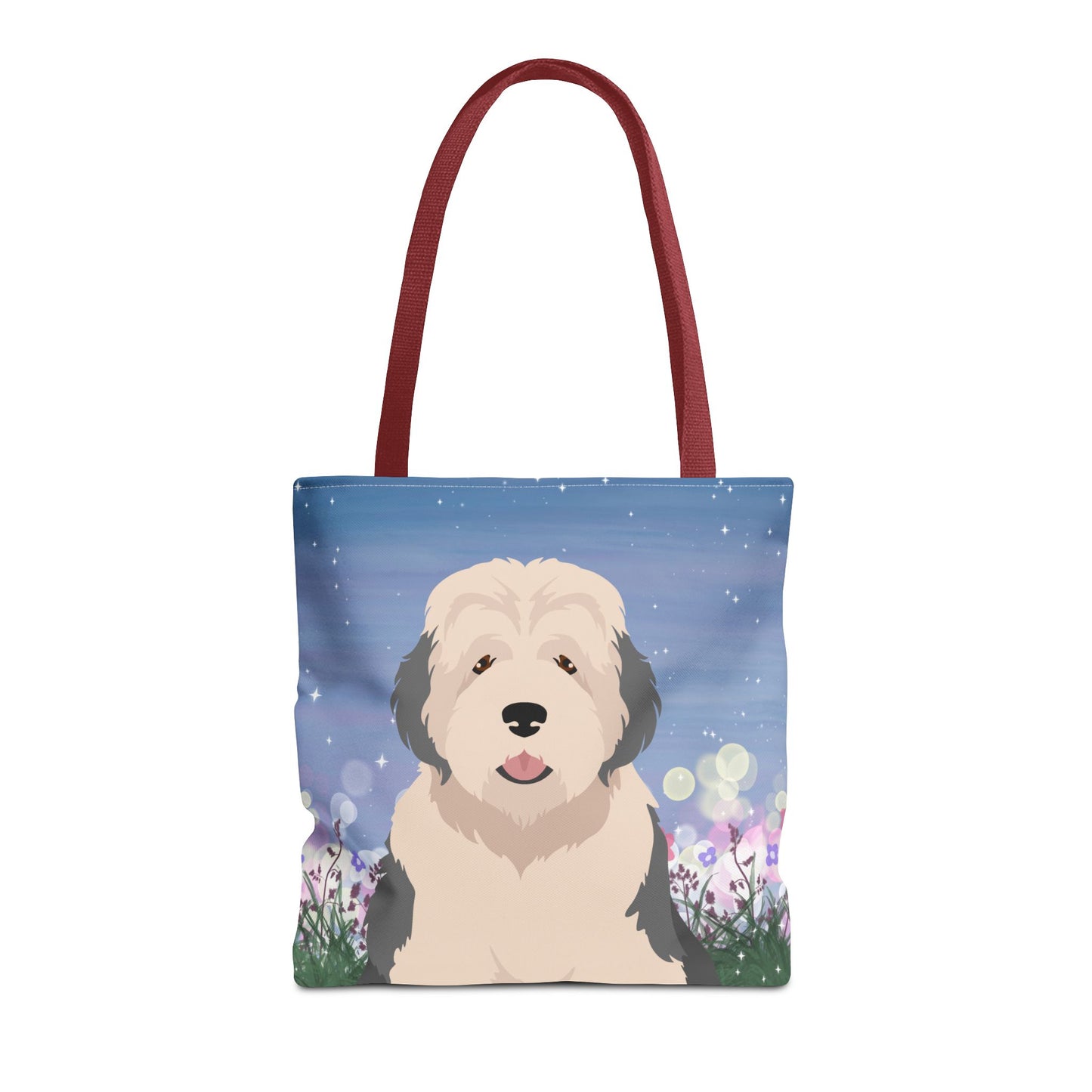 Old English Sheepdog Dog Tote Bag 16x16