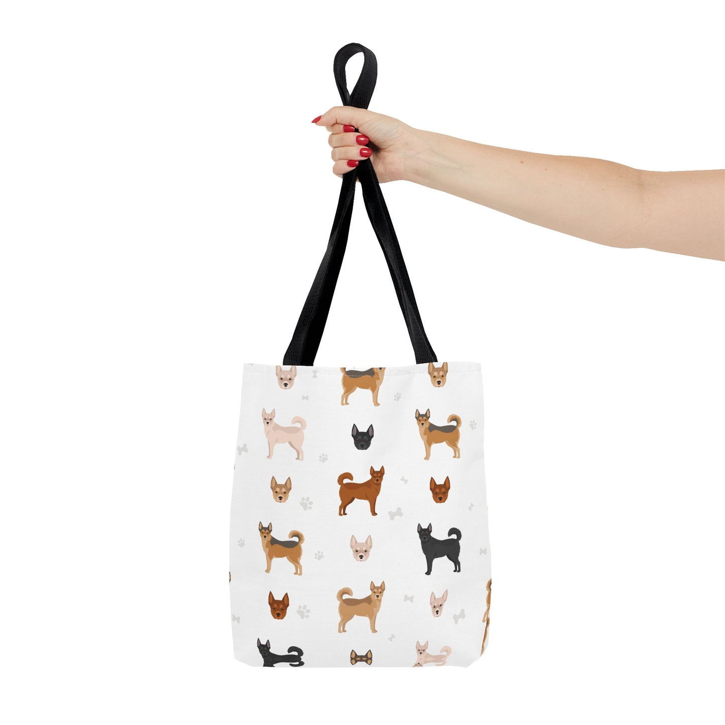 Norwegian Lundehund Dog Tote Bag