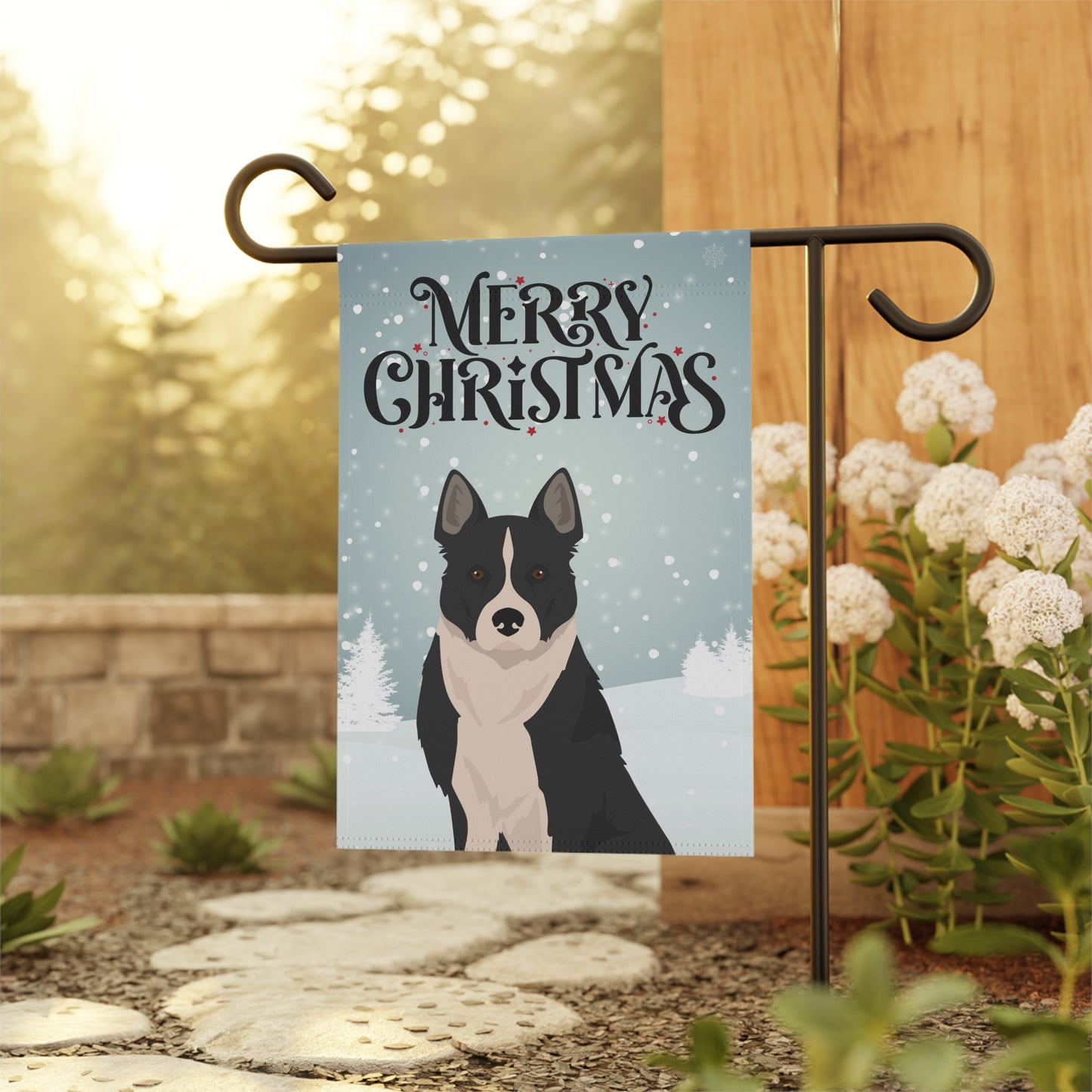 Karelian Bear Dog Garden Flag