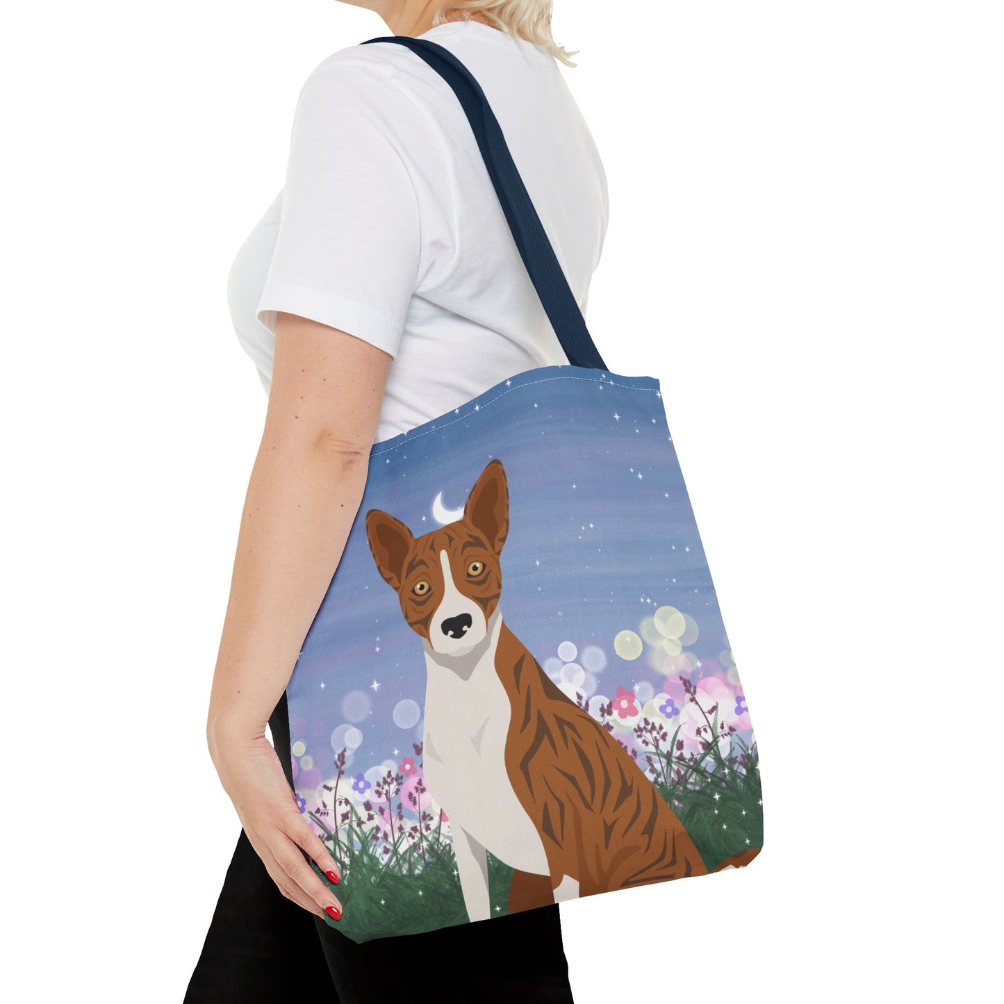 Basenji Dog Tote Bag 16x16