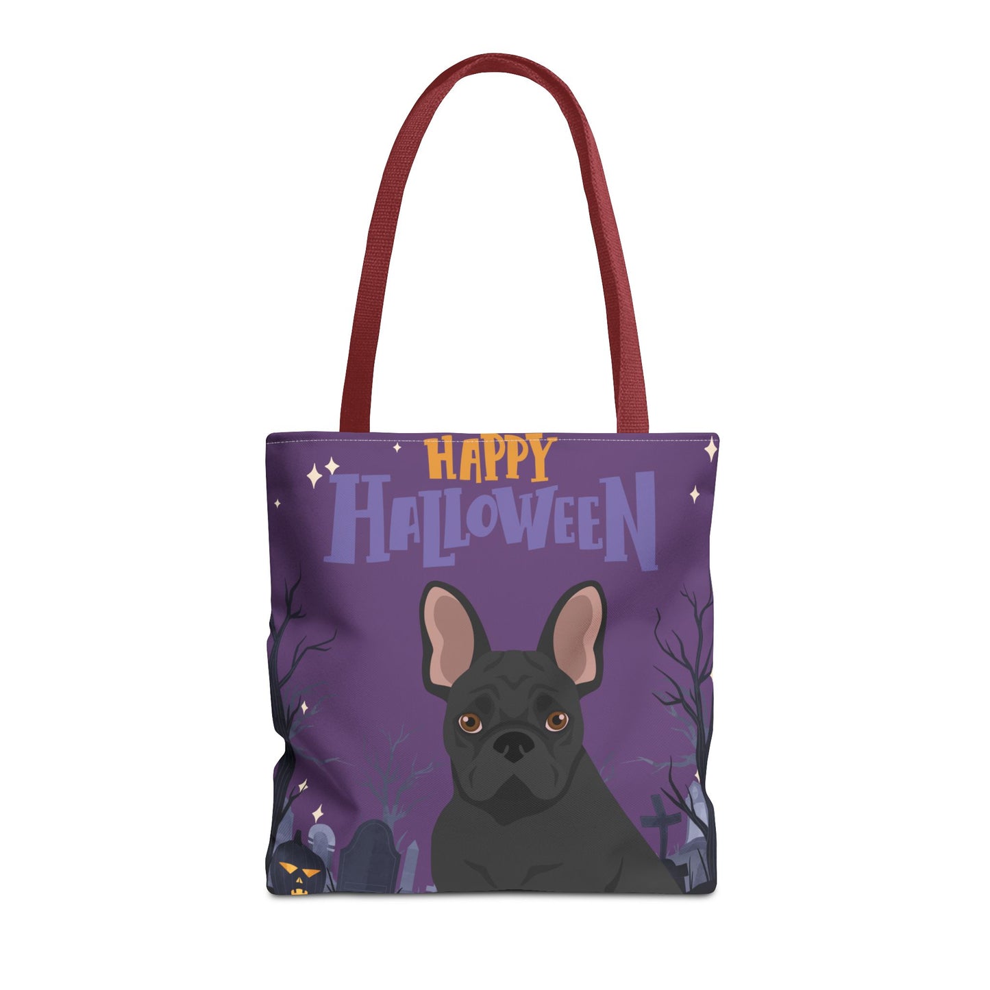 French Bulldog Dog Happy Halloween Tote Bag 16x16