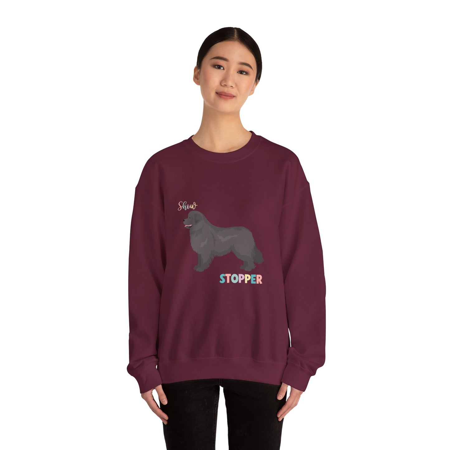 Newfoundland Dog Dog Unisex Heavy Blend Crewneck Sweatshirt