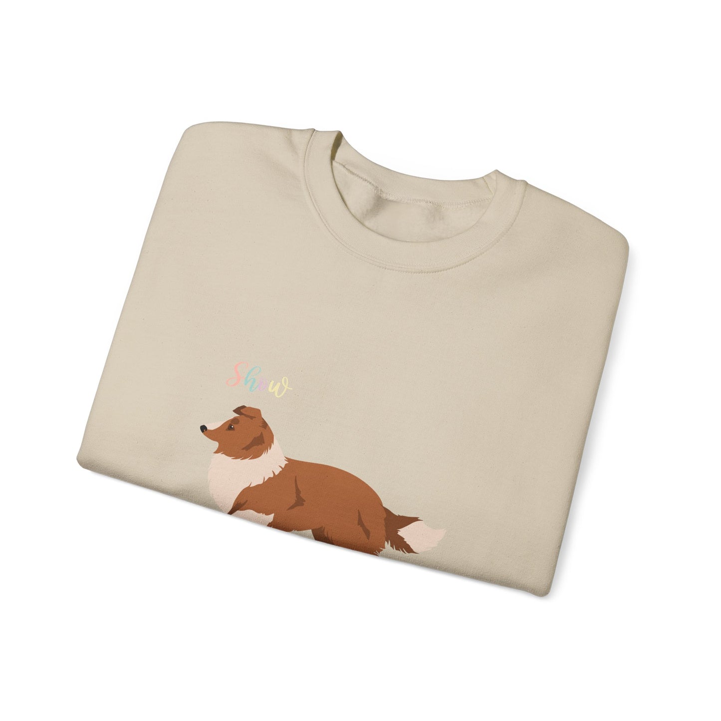 Shetland Sheepdog Dog Unisex Heavy Blend Crewneck Sweatshirt