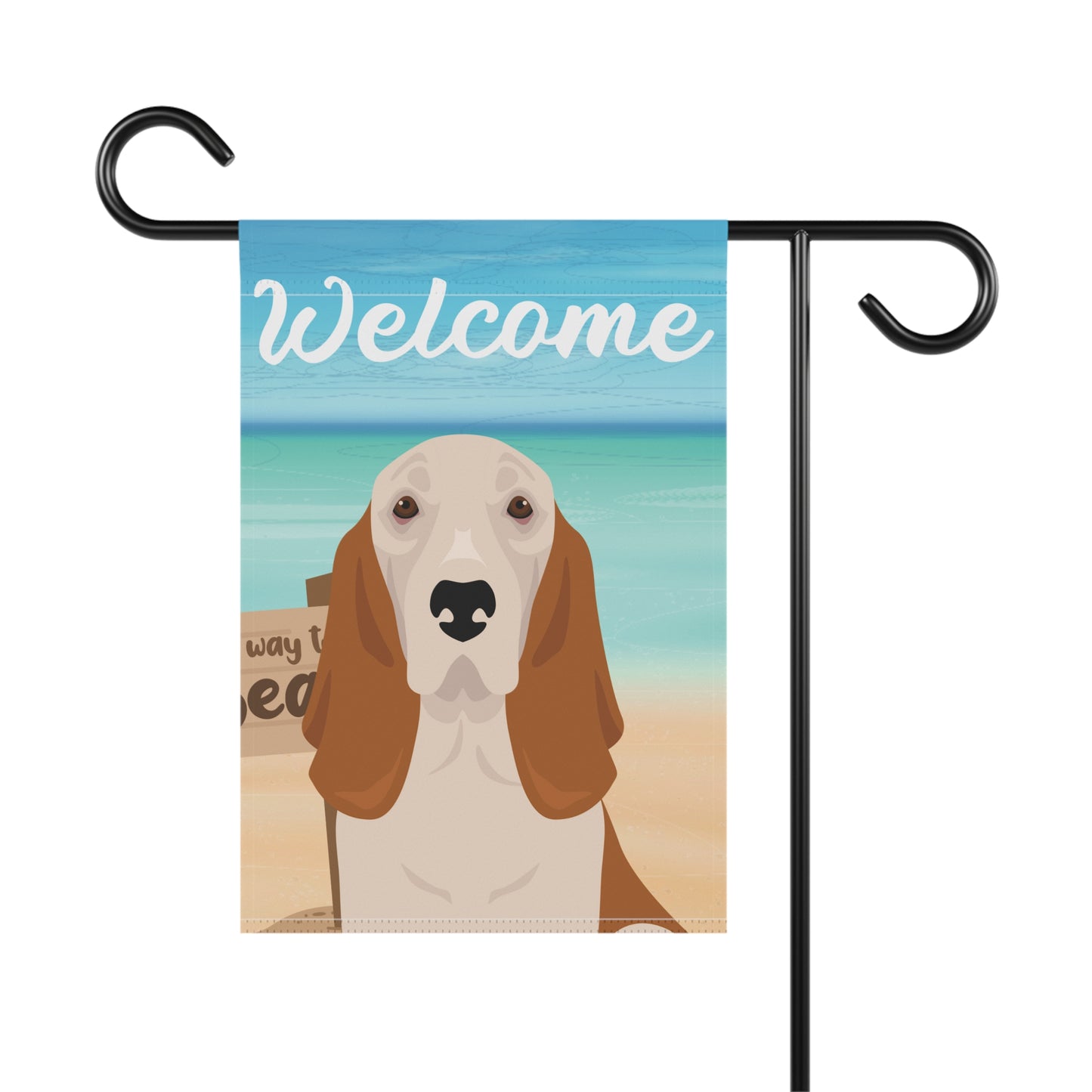 Basset Hound Dog Garden Flag
