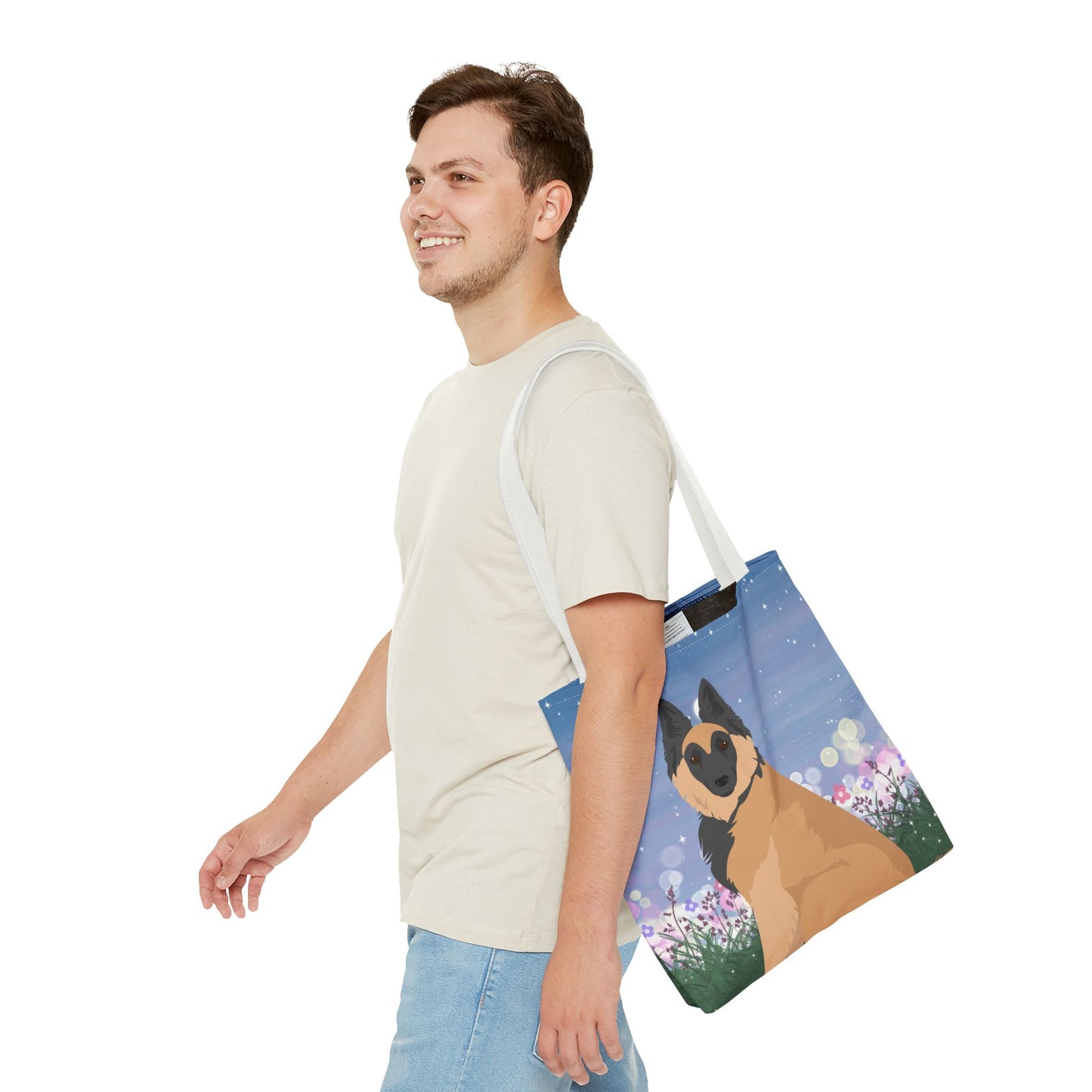 Belgian Tervuren Dog Tote Bag 16x16