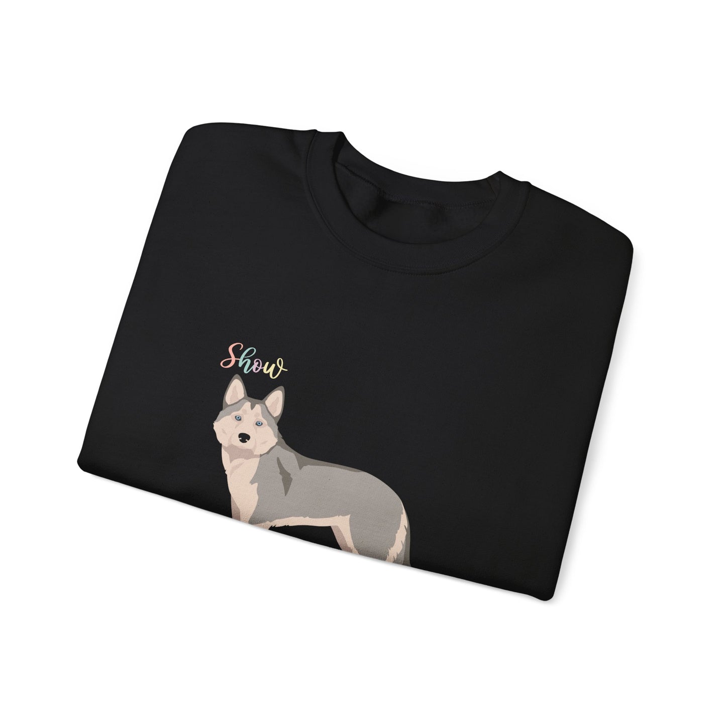 Alaskan Husky Dog Unisex Heavy Blend Crewneck Sweatshirt