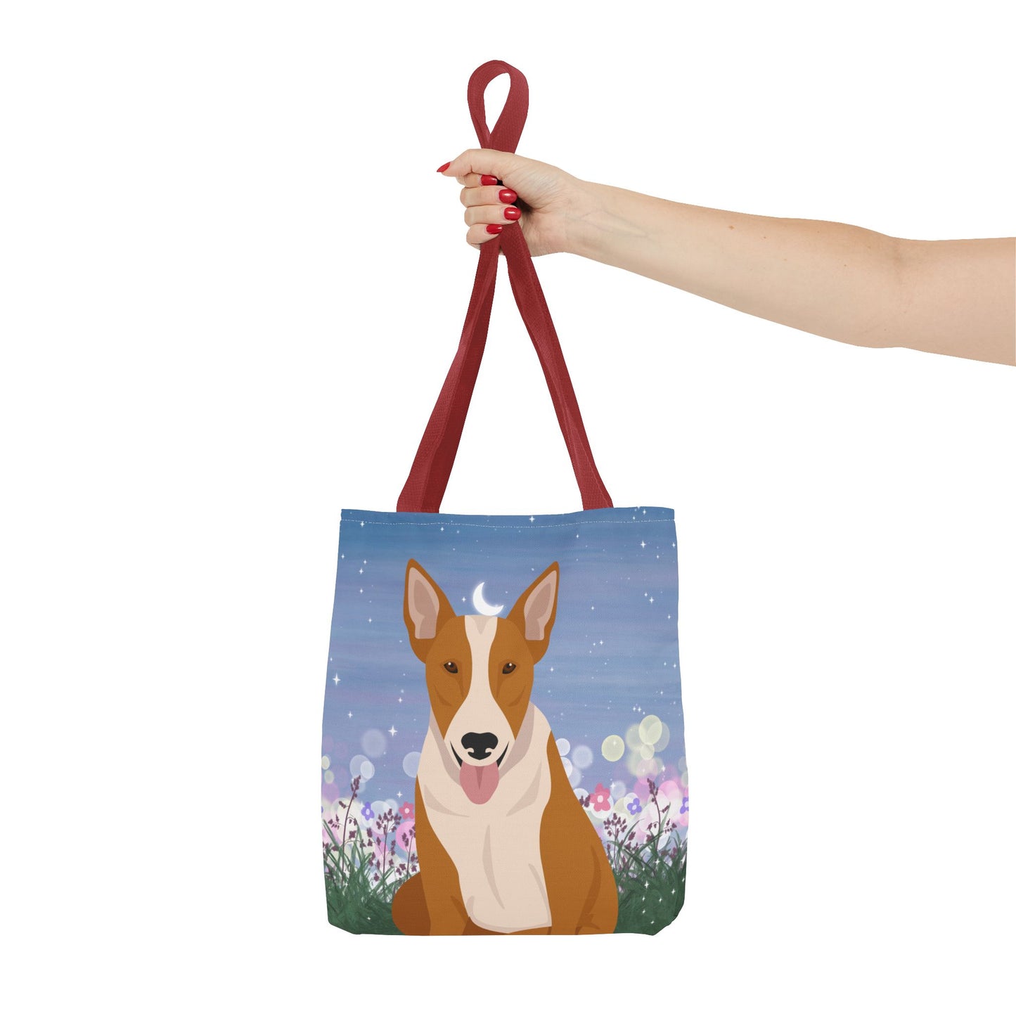 Bull Terrier Dog Tote Bag 13x13