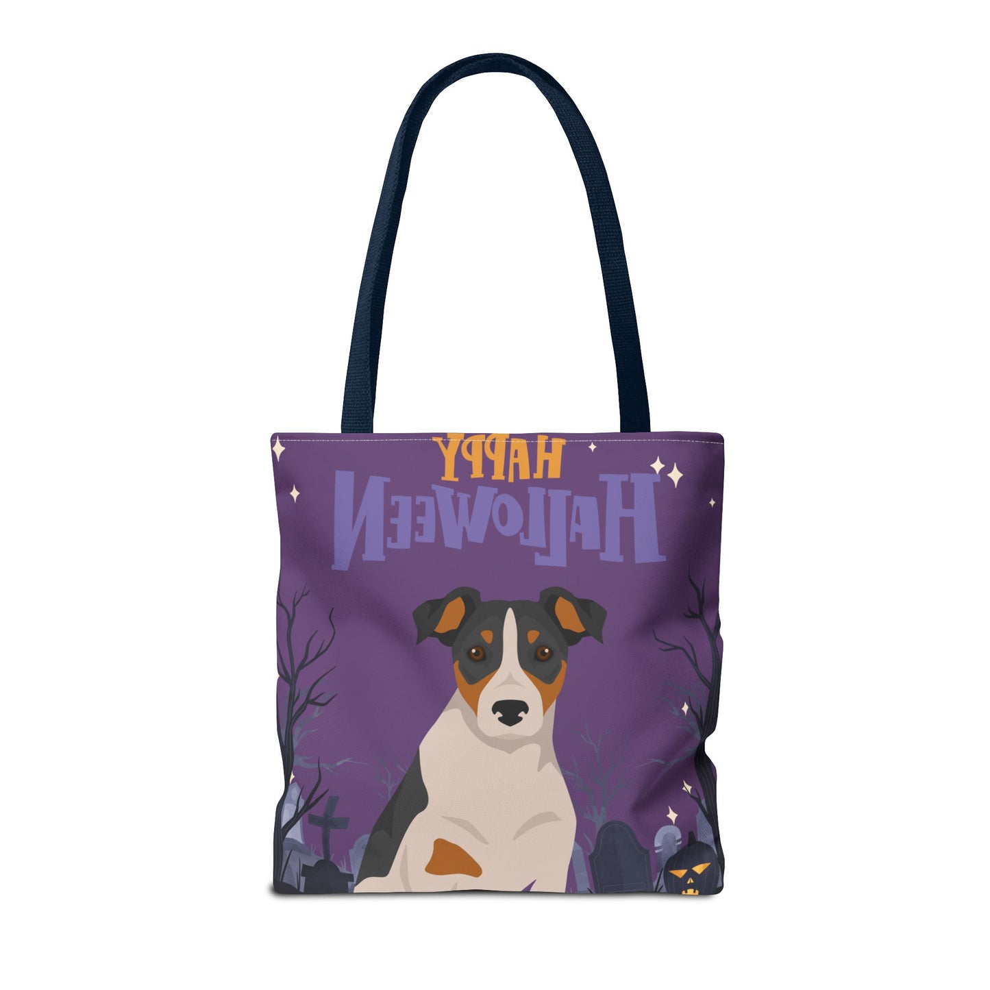 Parson Russell Terrier Dog Happy Halloween Tote Bag 16x16