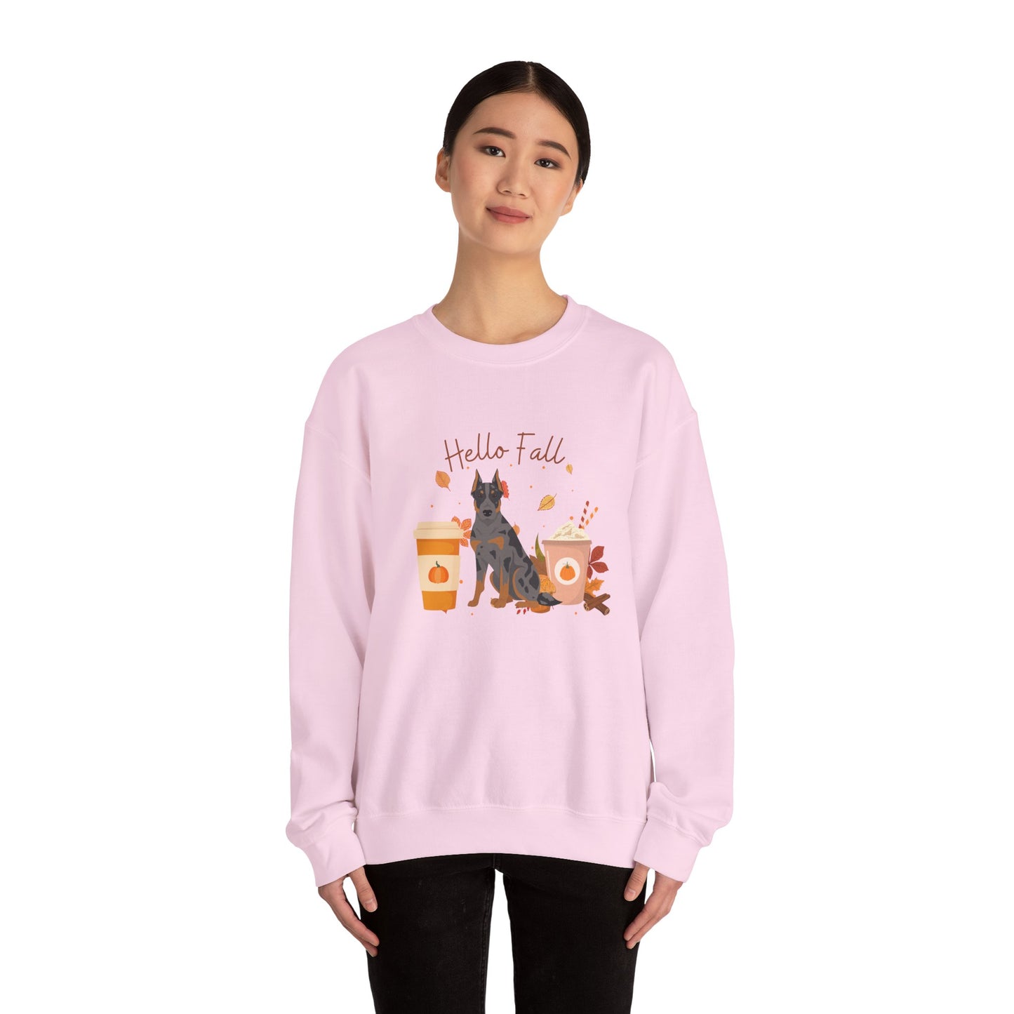Beauceron Dog Fall Halloween Unisex Heavy Blend Crewneck Sweatshirt