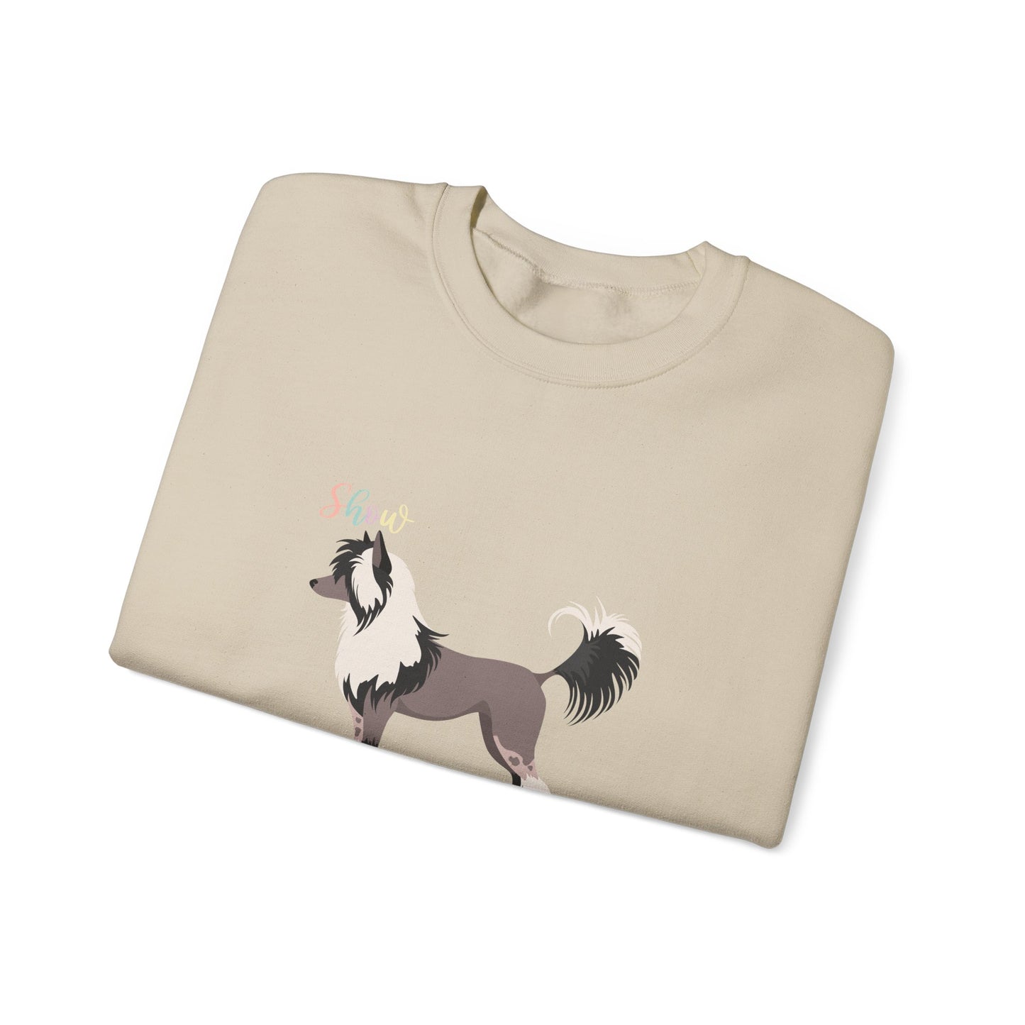 Chinese Crested Dog Dog Unisex Heavy Blend Crewneck Sweatshirt