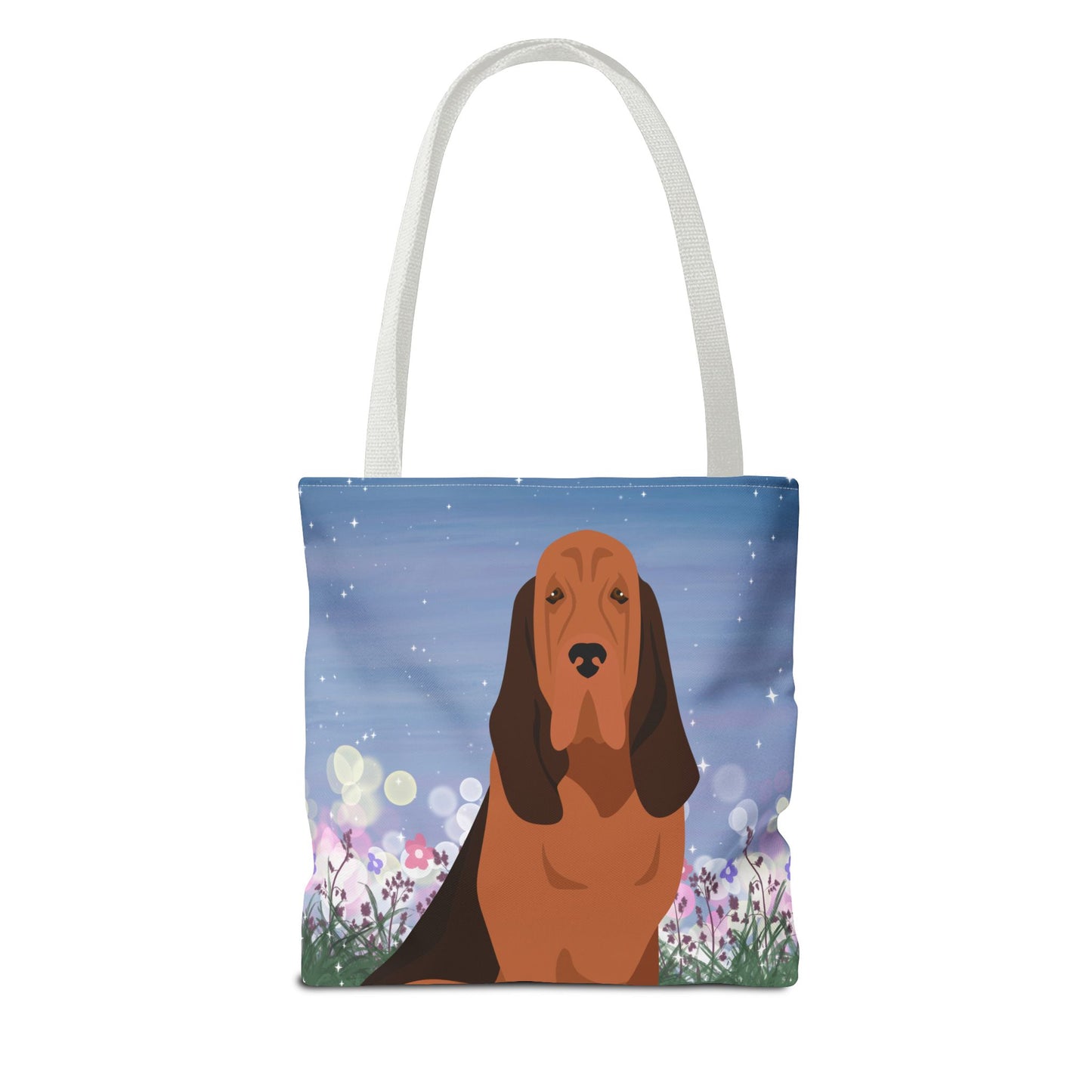 Bloodhound Dog Tote Bag 13x13
