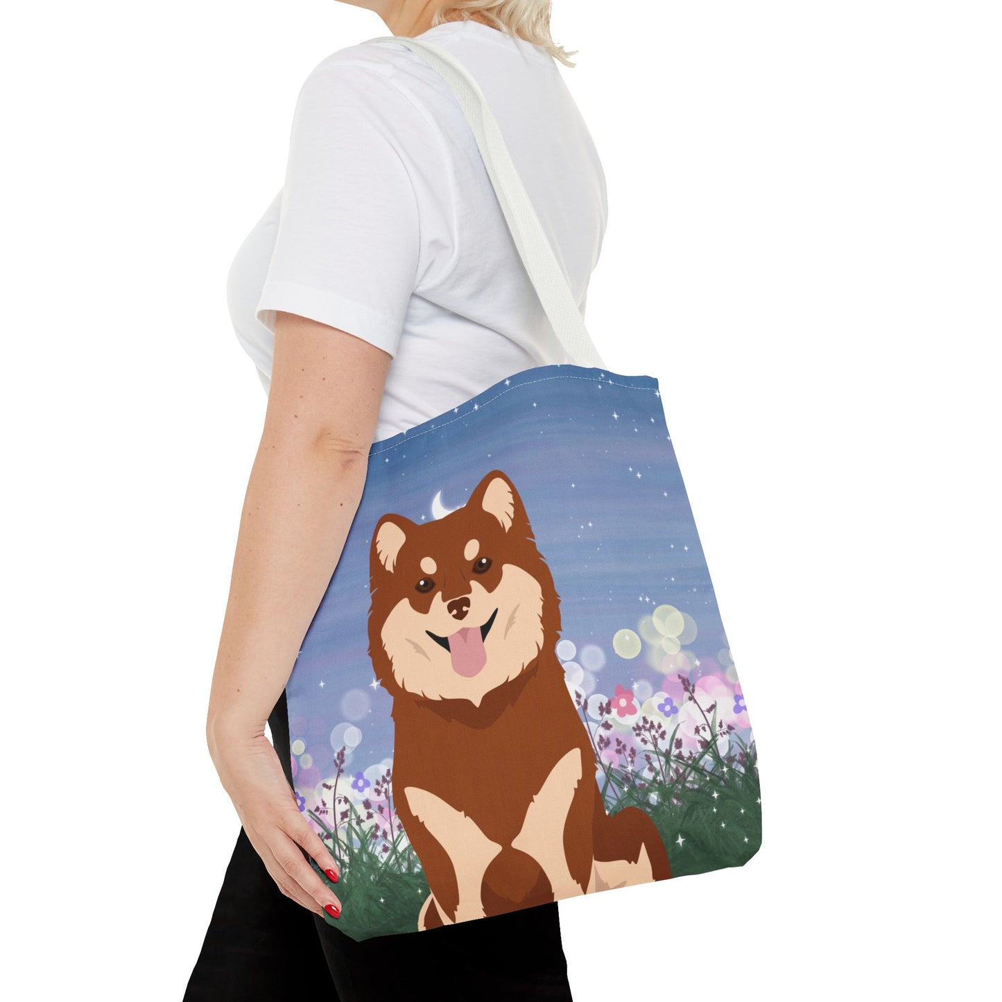 Finnish Lapphund Dog Tote Bag 16x16