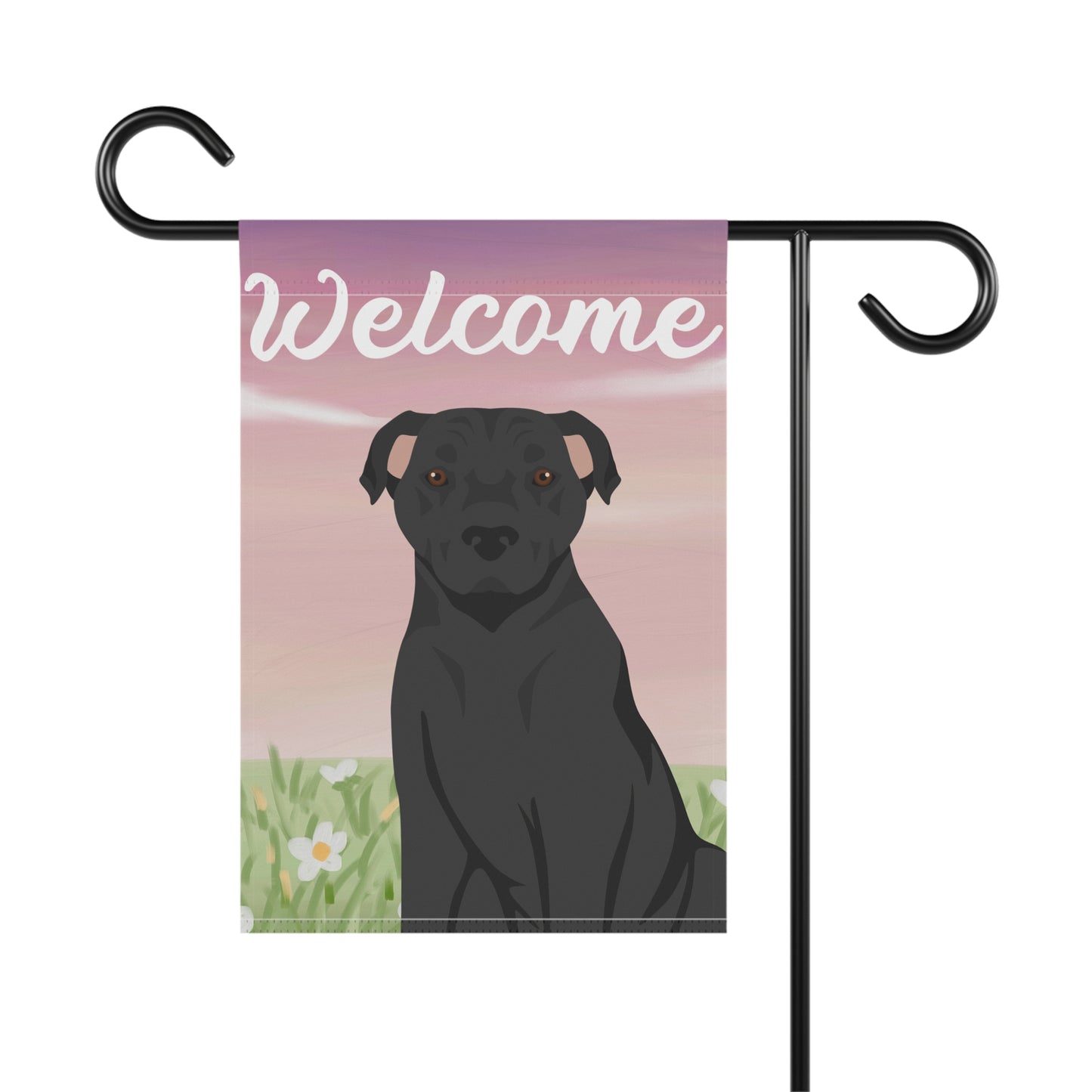 American Staffordshire Terrier Dog Welcome Garden Flag