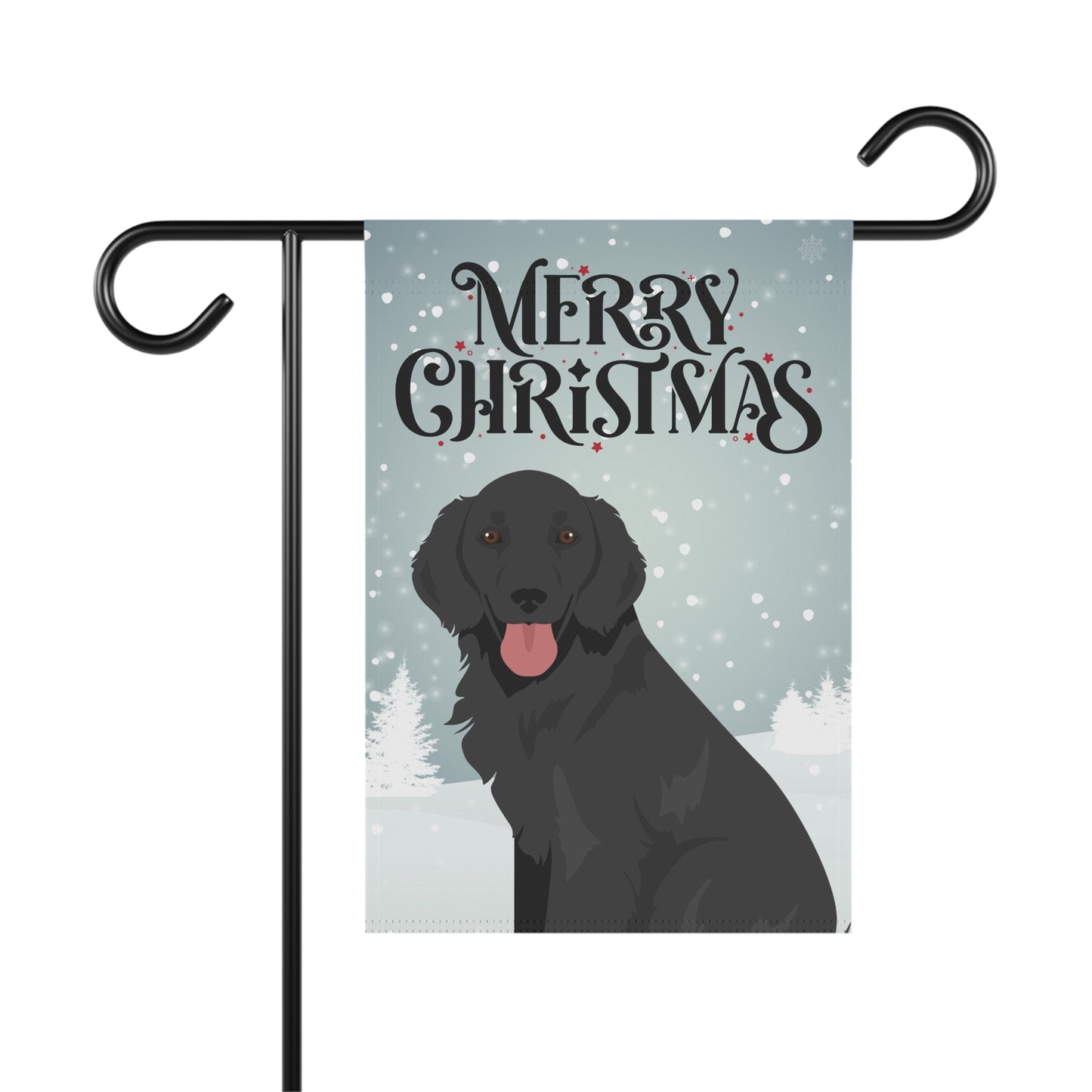 Flat Coated Retriever Dog Garden Flag