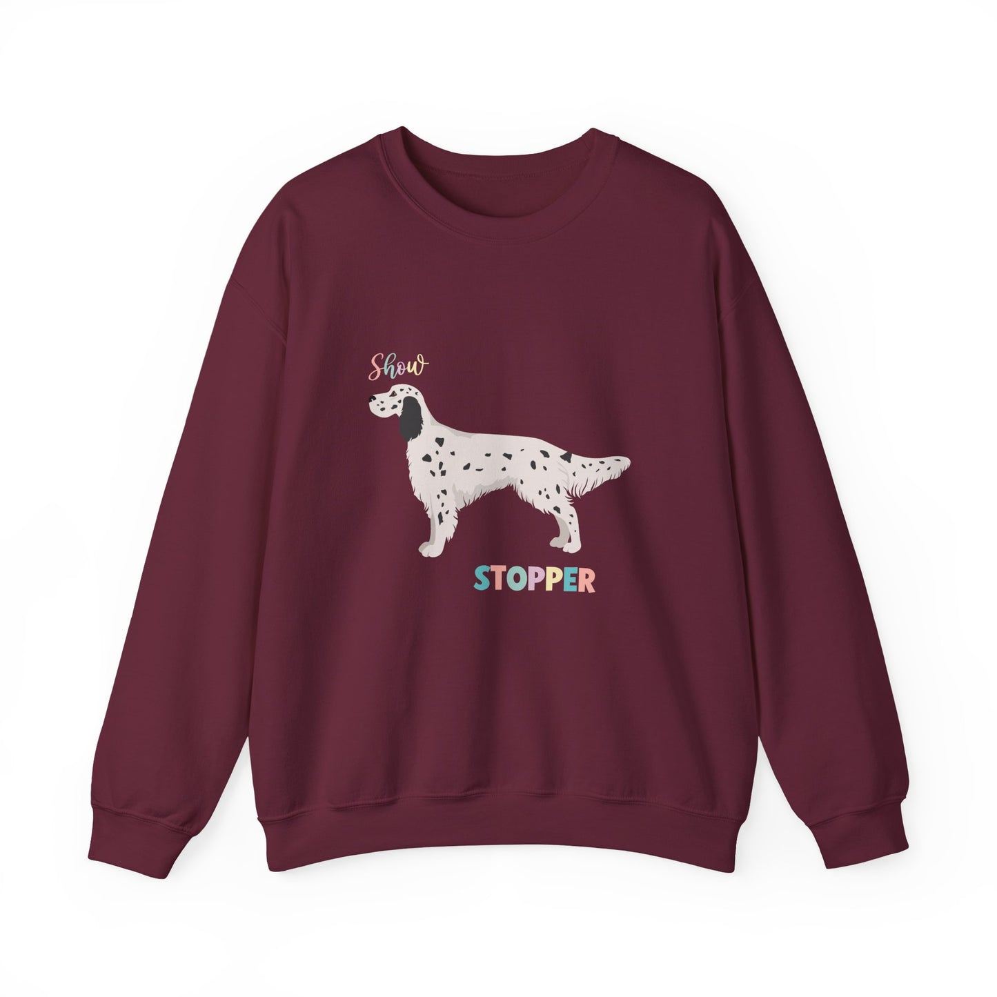 English Setter Dog Unisex Heavy Blend Crewneck Sweatshirt