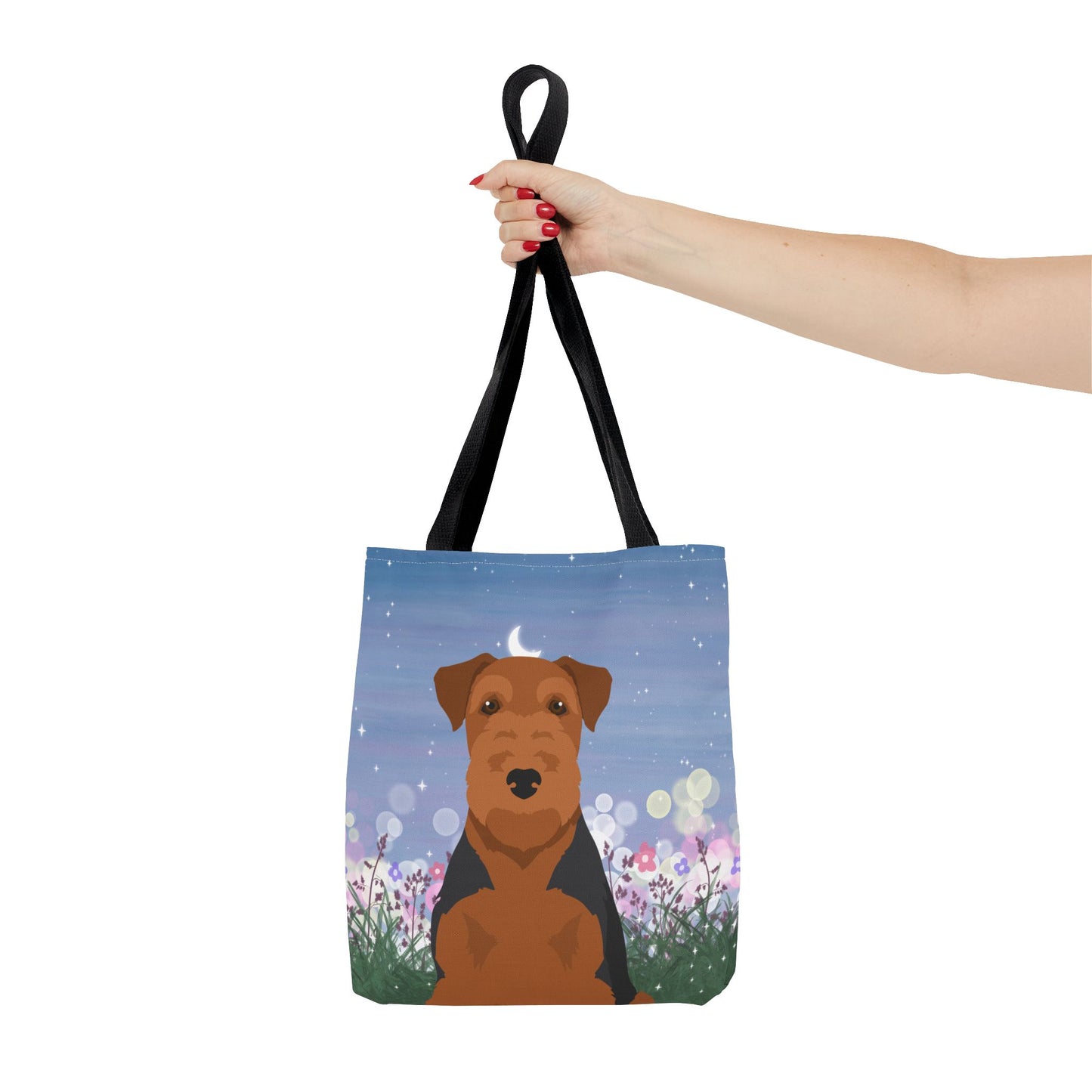 Welsh Terrier Dog Tote Bag 13x13