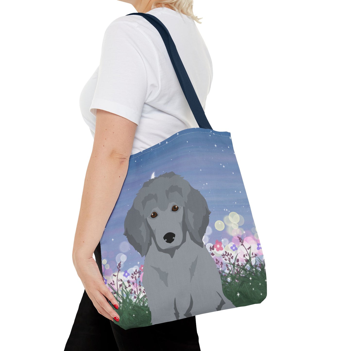 Poodle Dog Tote Bag 16x16