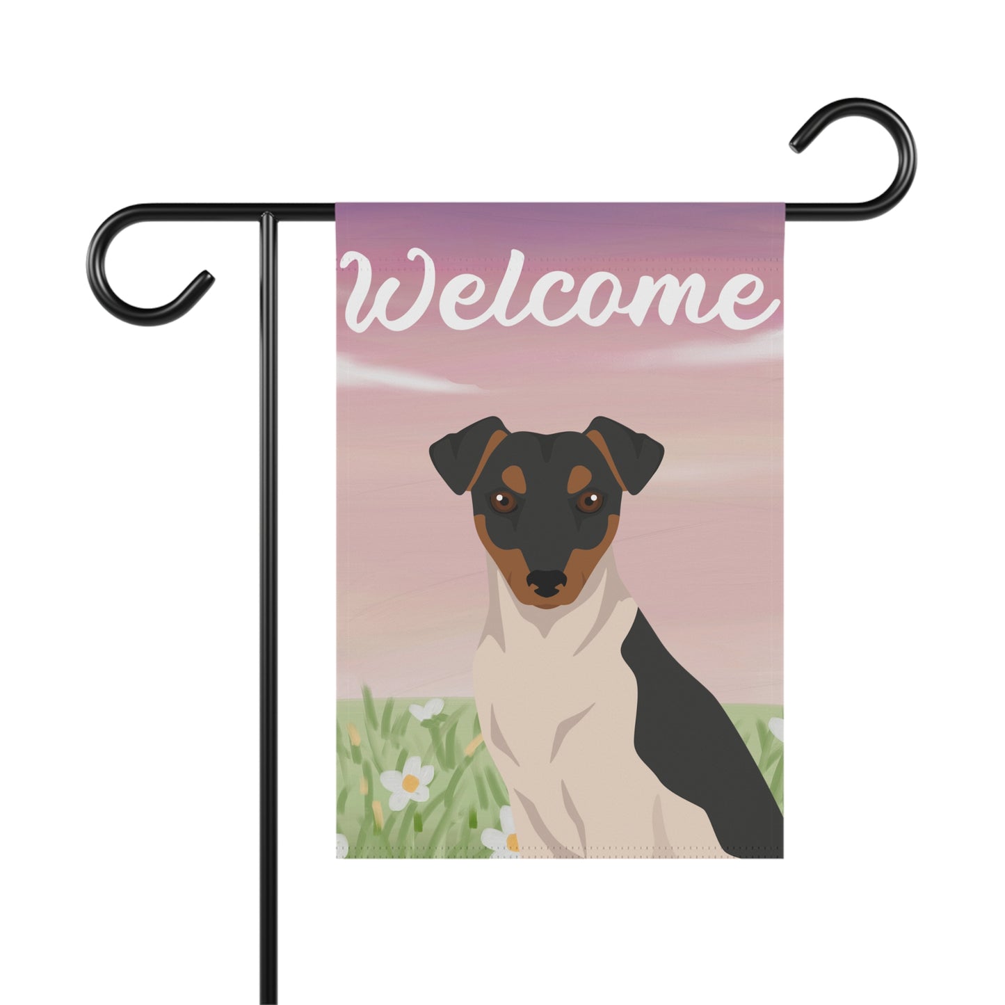 Brazilian Terrier Dog Welcome Garden Flag