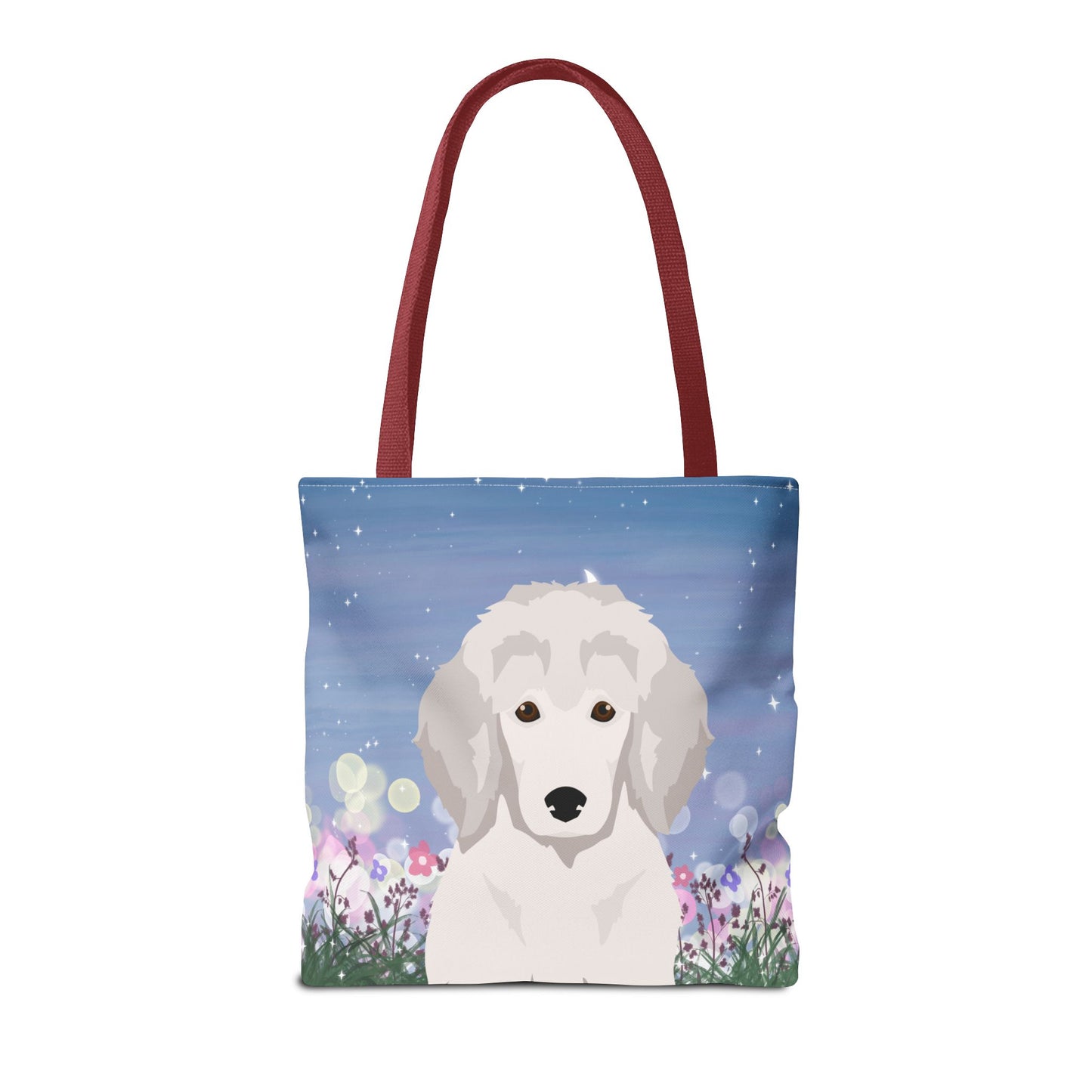 Poodle Dog Tote Bag 16x16