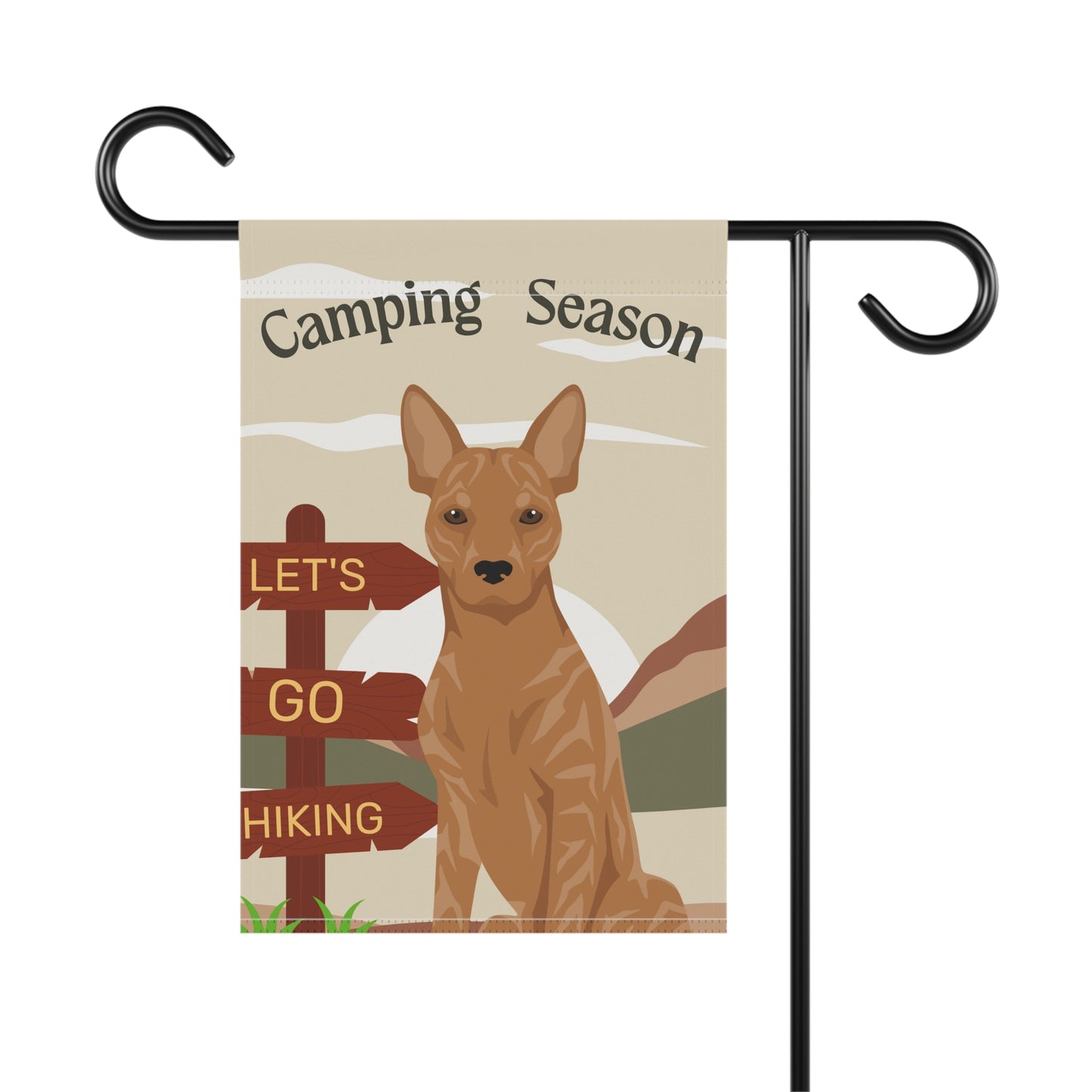 Telomian Dog Camping Garden Flag