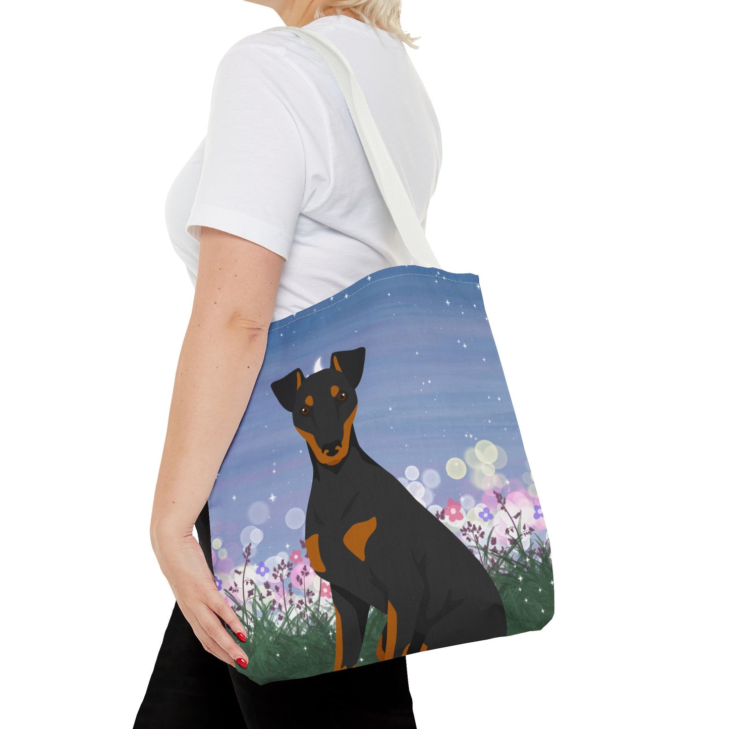Manchester Terrier Dog Tote Bag 16x16