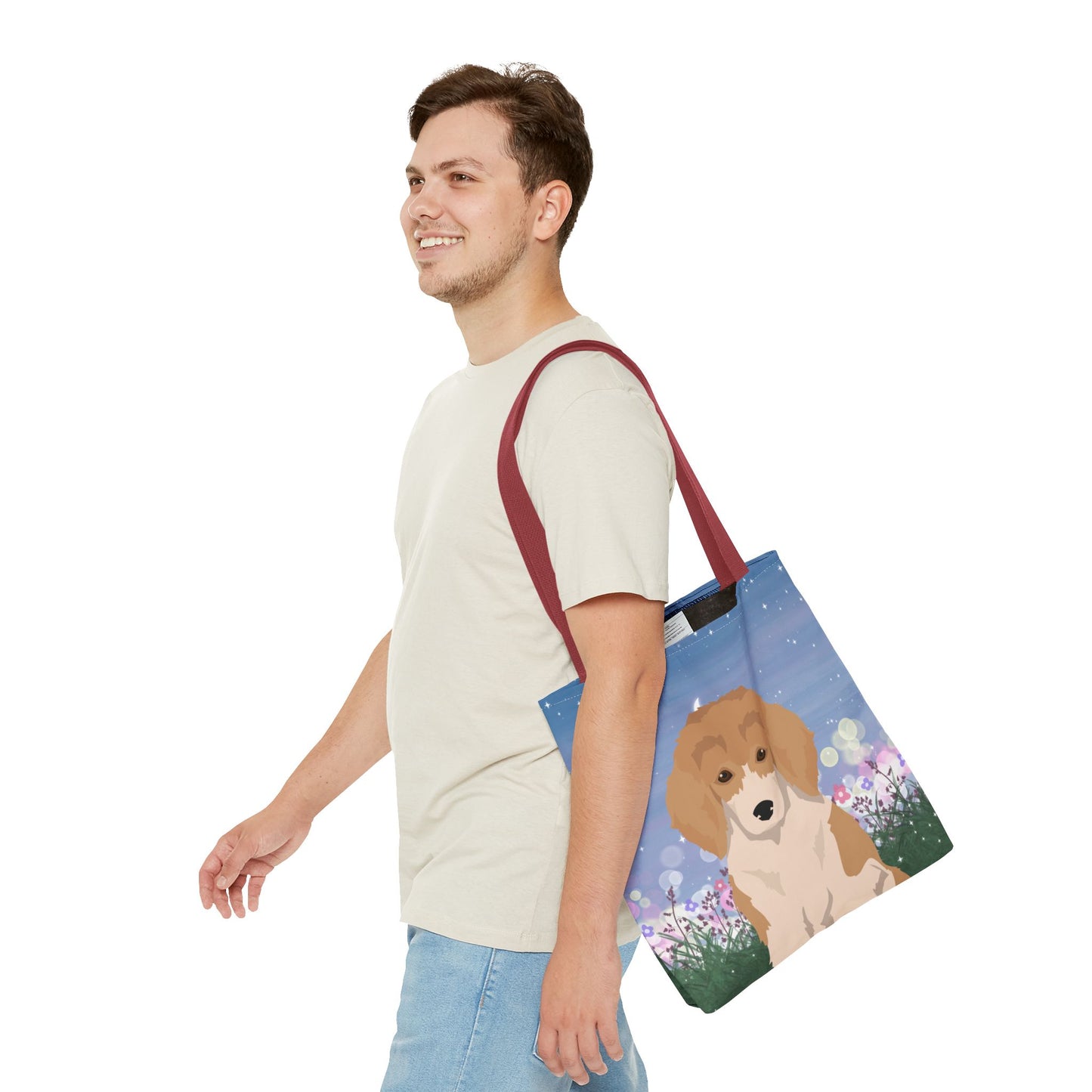 Poodle Dog Tote Bag 16x16