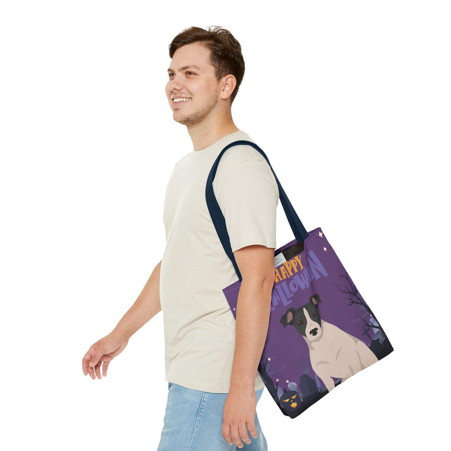 Parson Russell Terrier Dog Happy Halloween Tote Bag 16x16