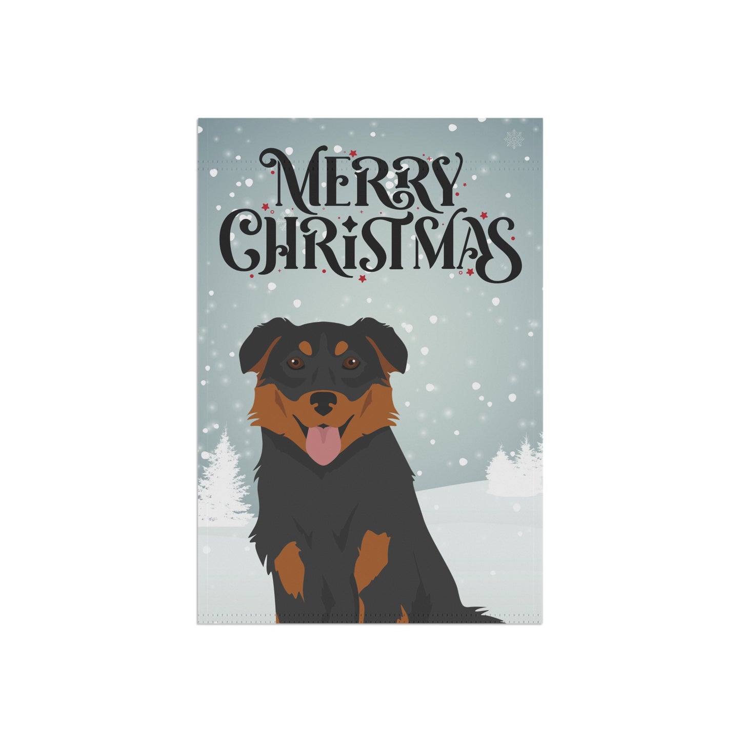 English Shepherd Dog Garden Flag