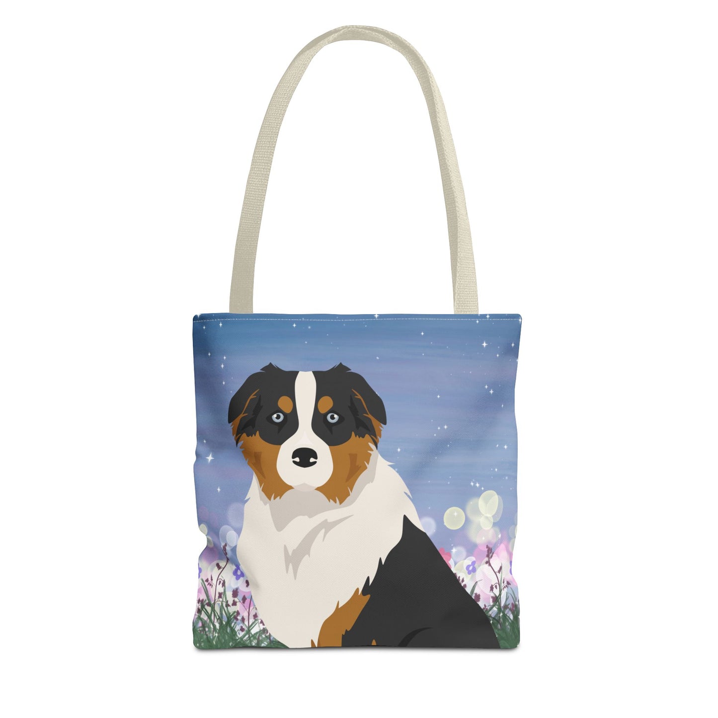 Australian Shepherd Dog Tote Bag 13x13