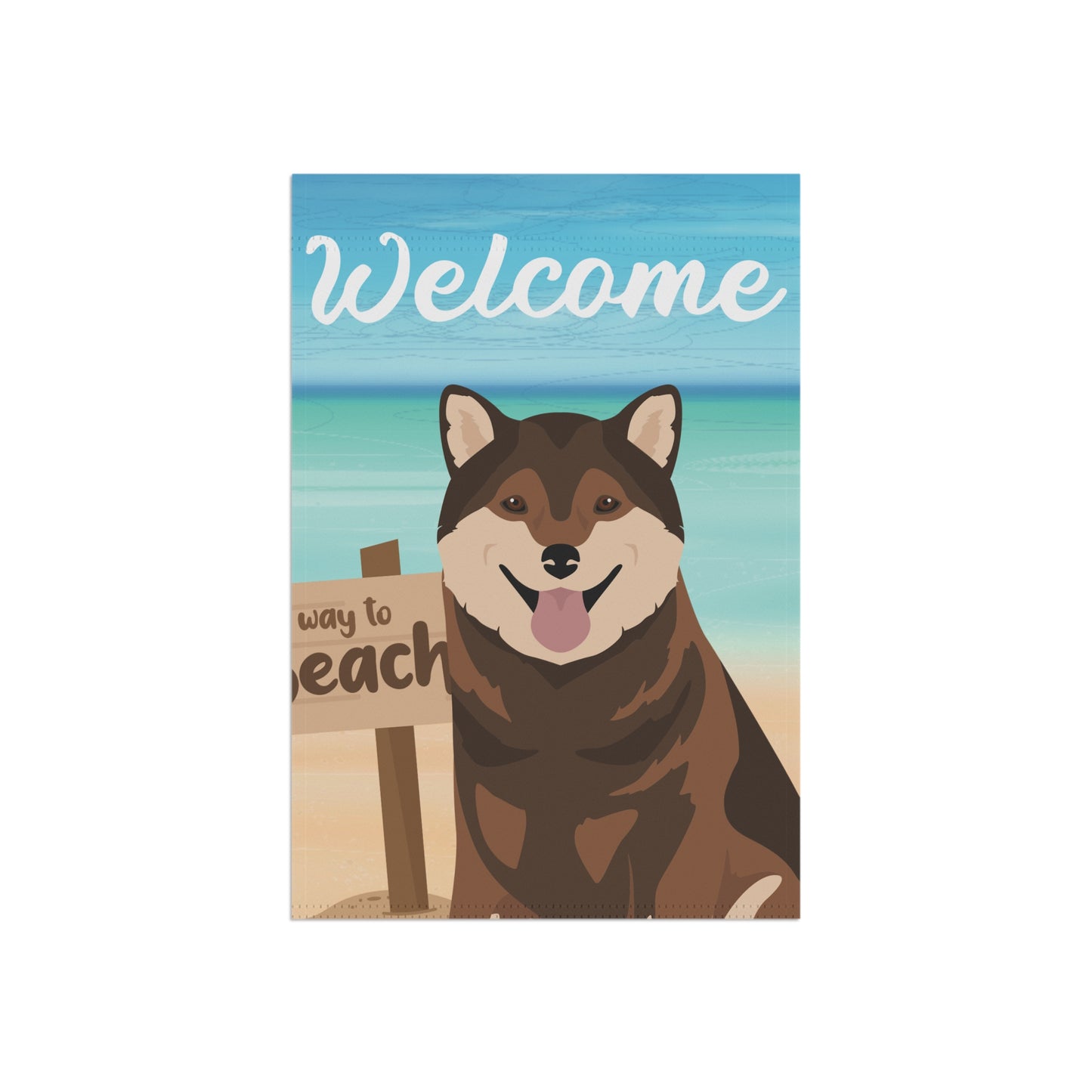 Shiba Inu Dog Garden Flag