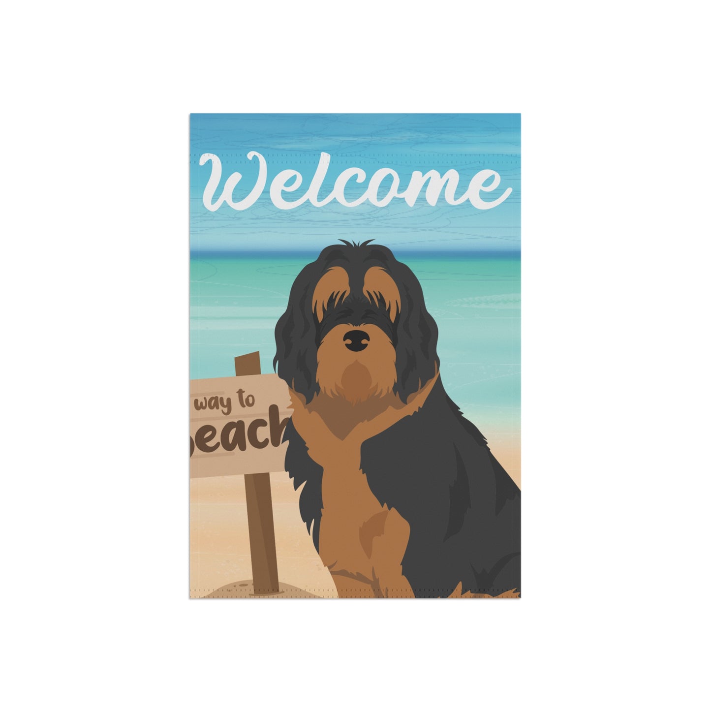 Otterhound Dog Garden Flag