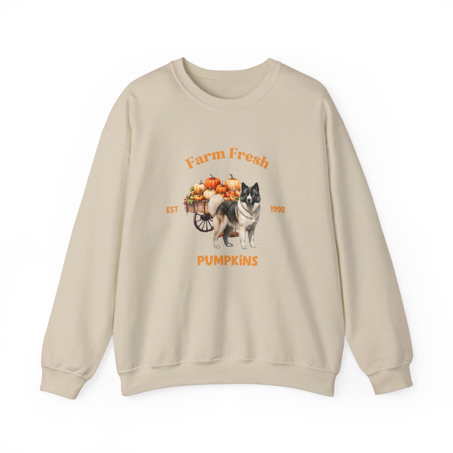 American Akita Dog Fall Unisex Heavy Blend Crewneck Sweatshirt