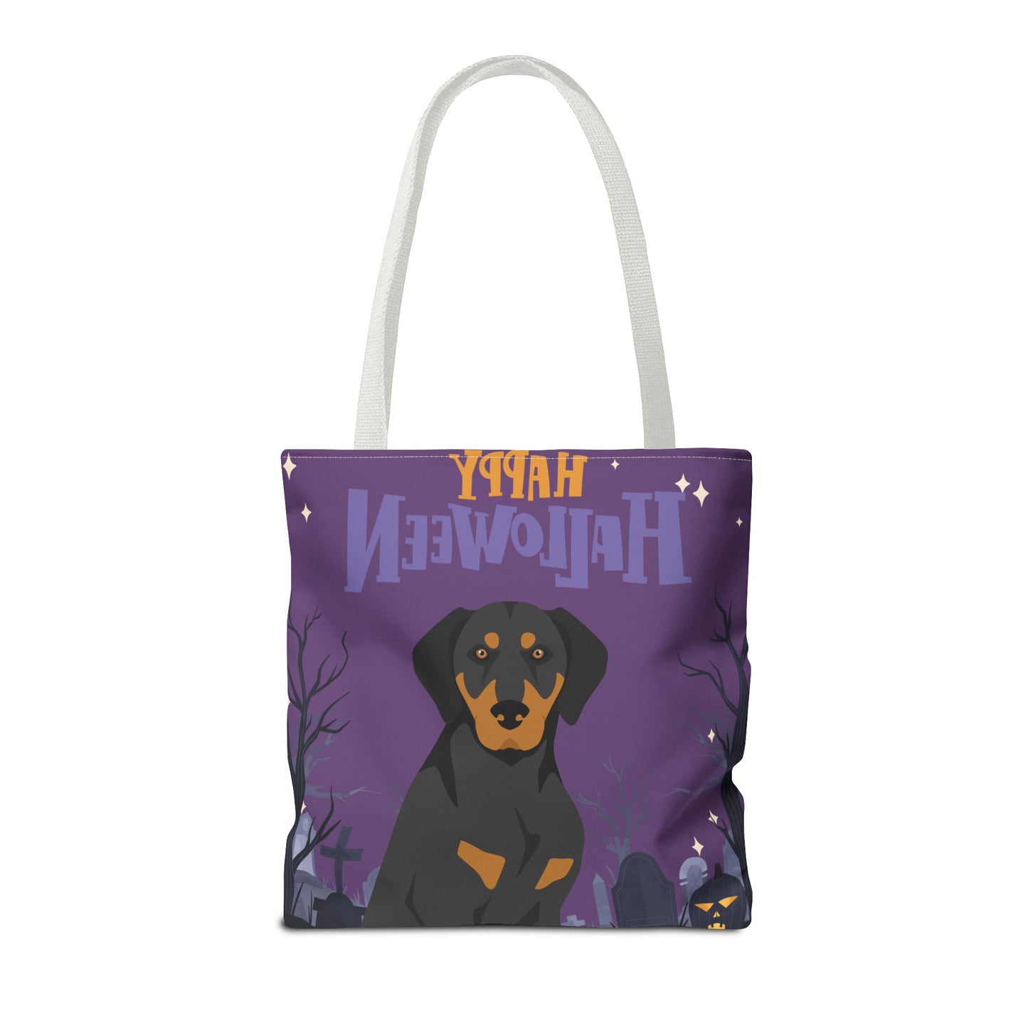 Transylvanian Hound Dog Happy Halloween Tote Bag 16x16