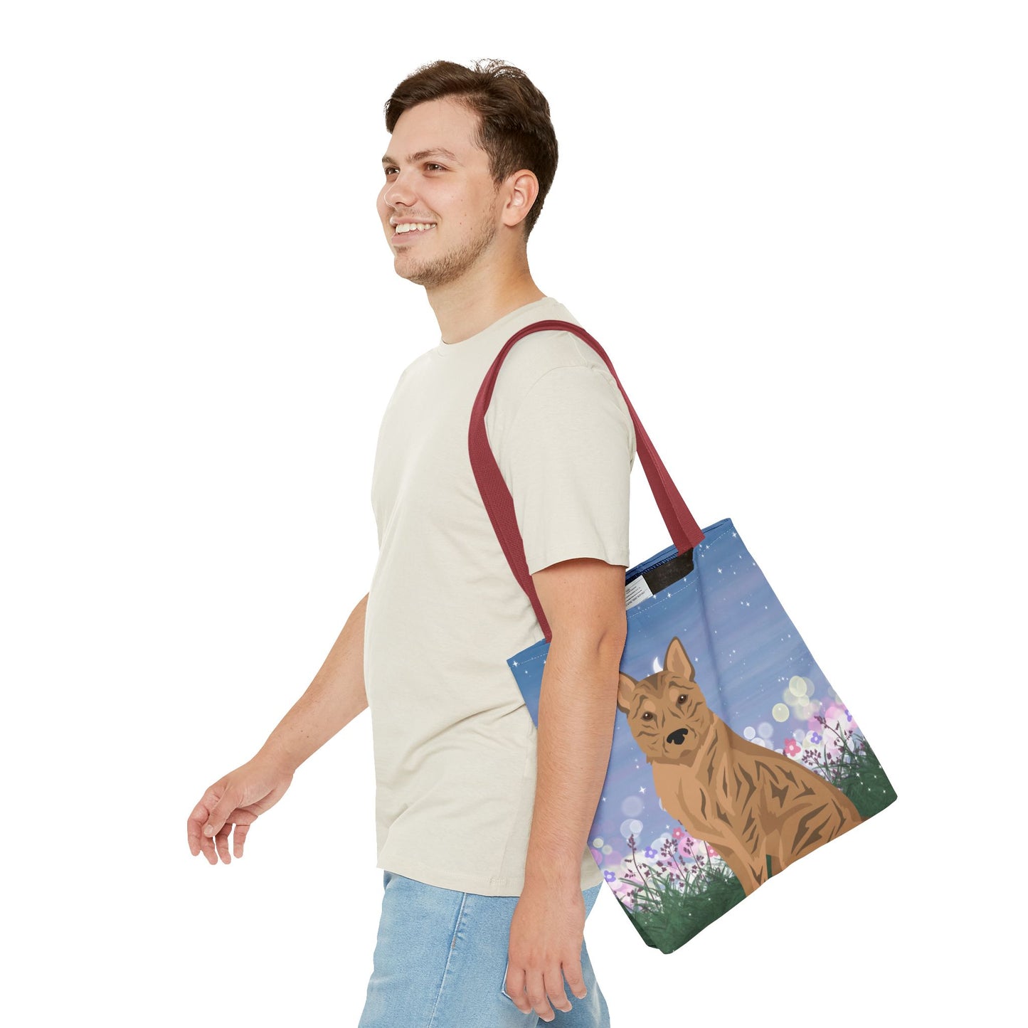 Korean Jindo Dog Tote Bag 16x16