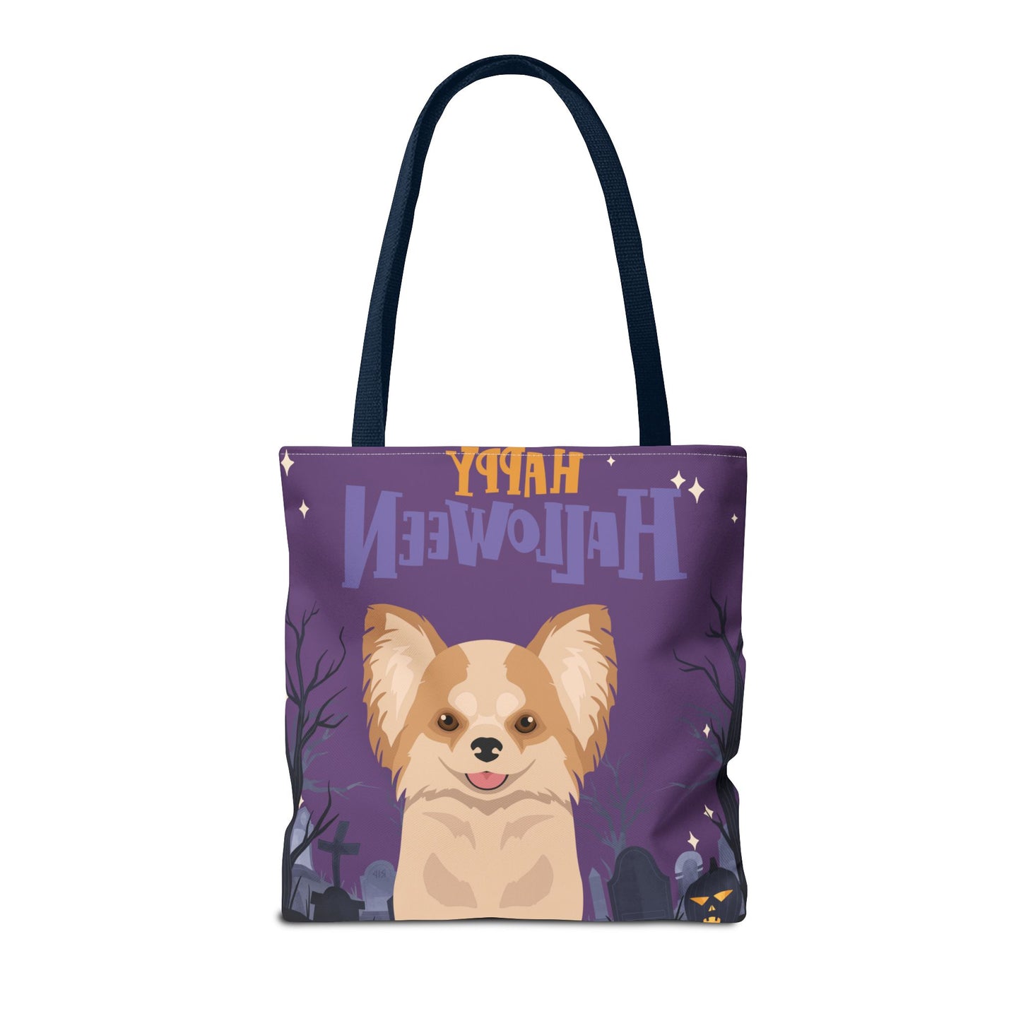 Chihuahua Dog Happy Halloween Tote Bag 16x16