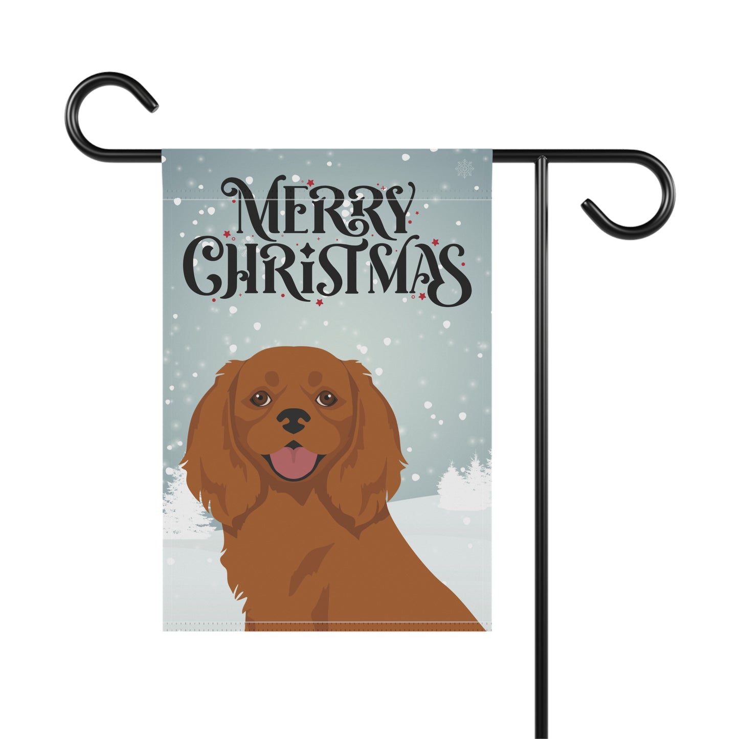 Cavalier King Charles Spaniel Dog Garden Flag