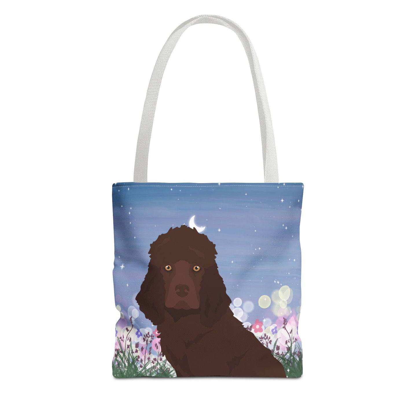Irish Water Spaniel Dog Tote Bag 13x13