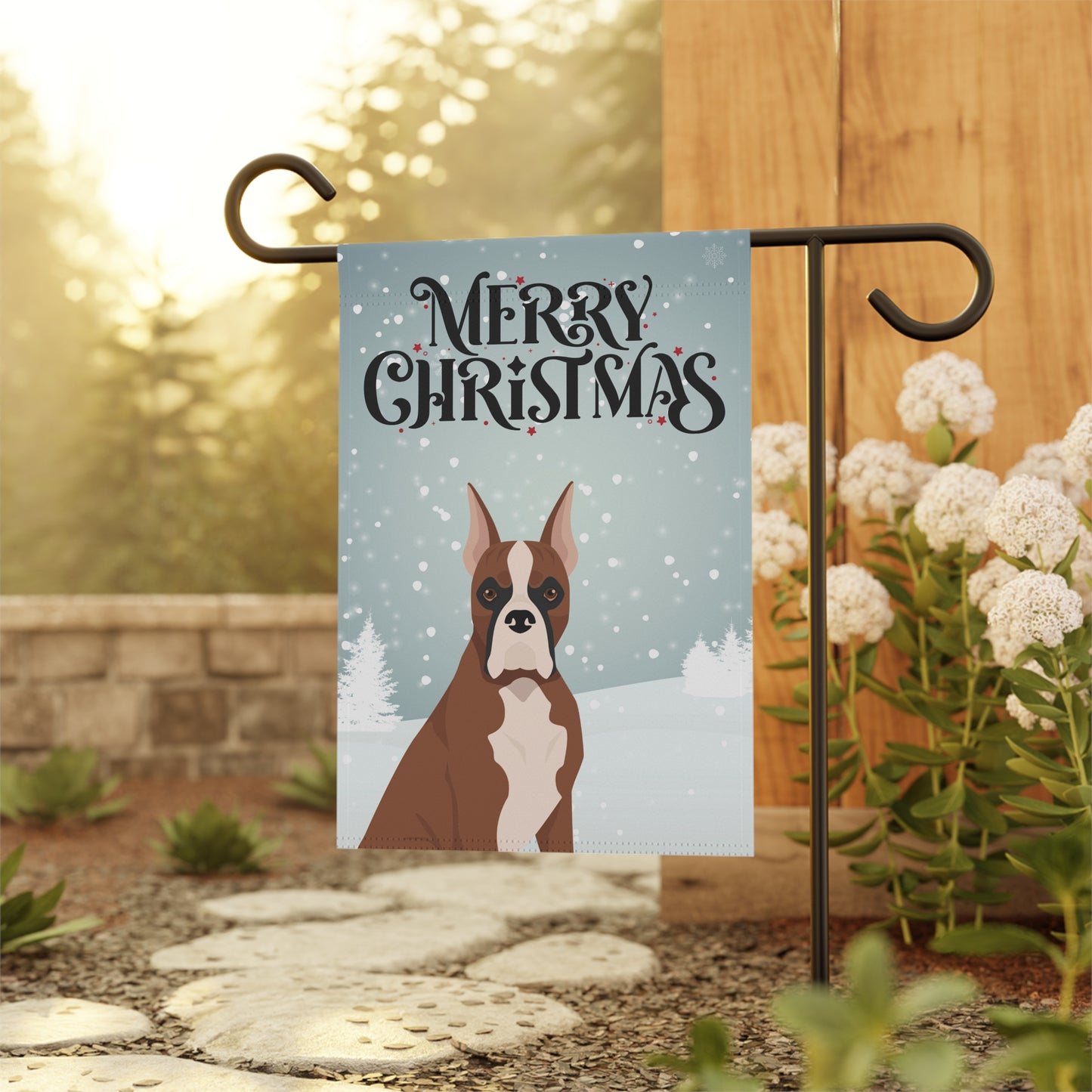 Boxer Dog Garden Flag